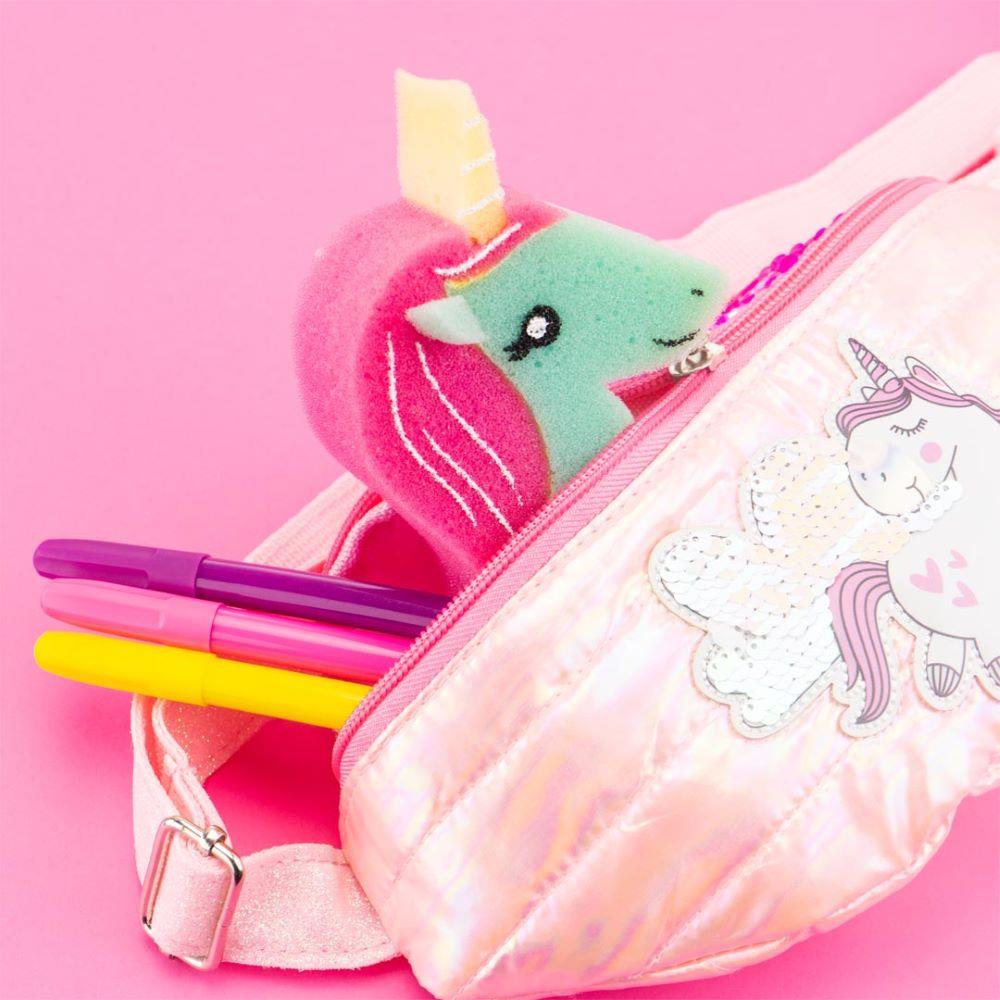 Girabrilla Puffer Unicorn Bel Çantası