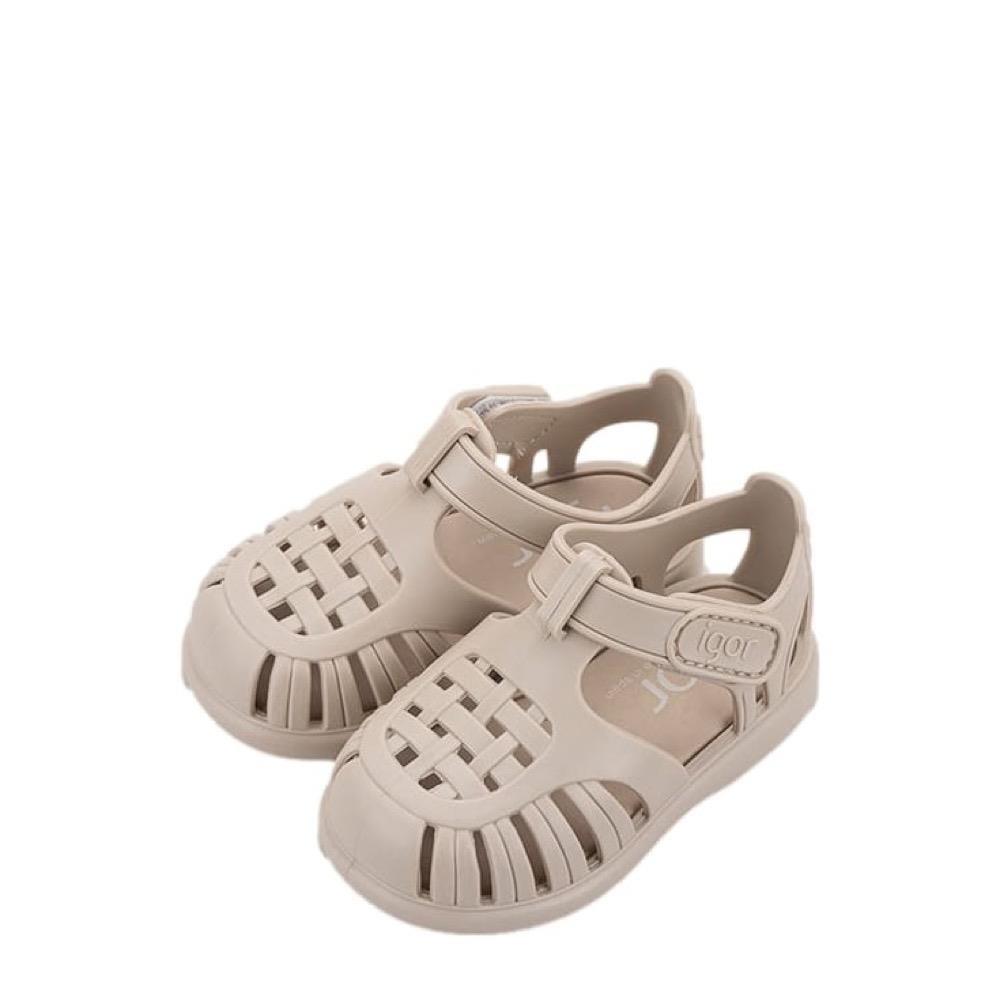 Igor Çocuk Cırtlı Sandalet Tobby Solid - Sand