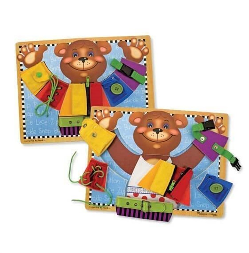Melissa & Doug Ahşap Temel Beceri Geliştirme Tahtası