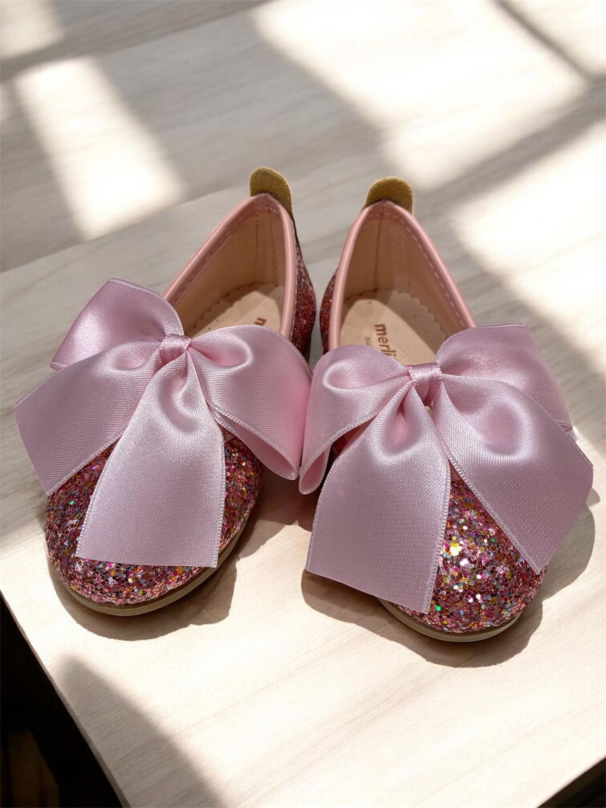 Merli&Rose Pembe Kurdeleli Pembe Pullu Babet