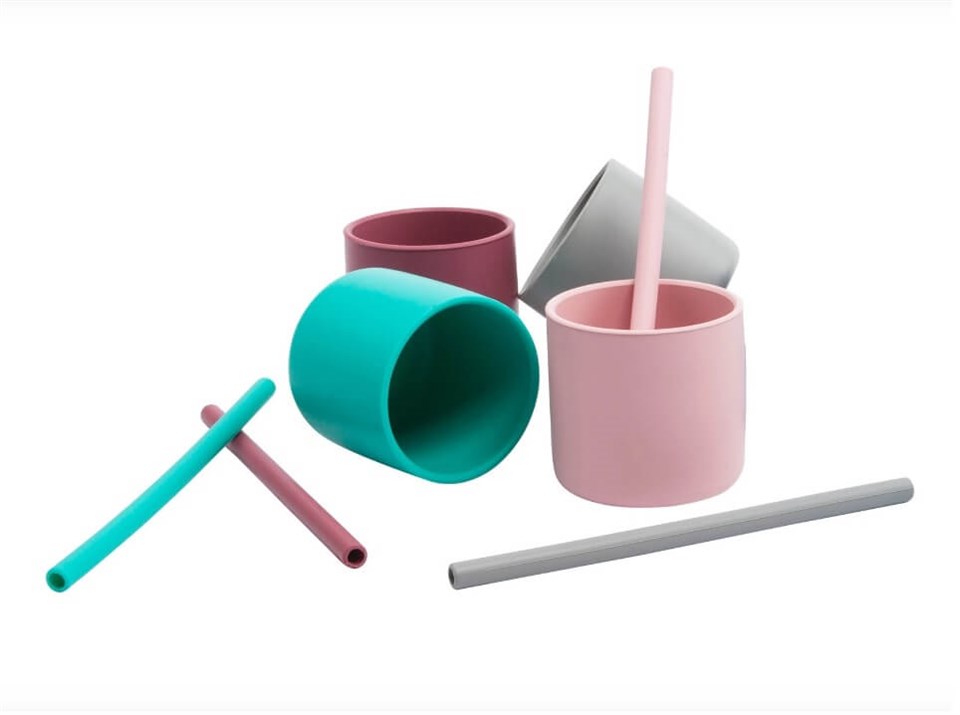 Oioi Silikon Pipet 2'li  Bordo & Temizlik Fırçası