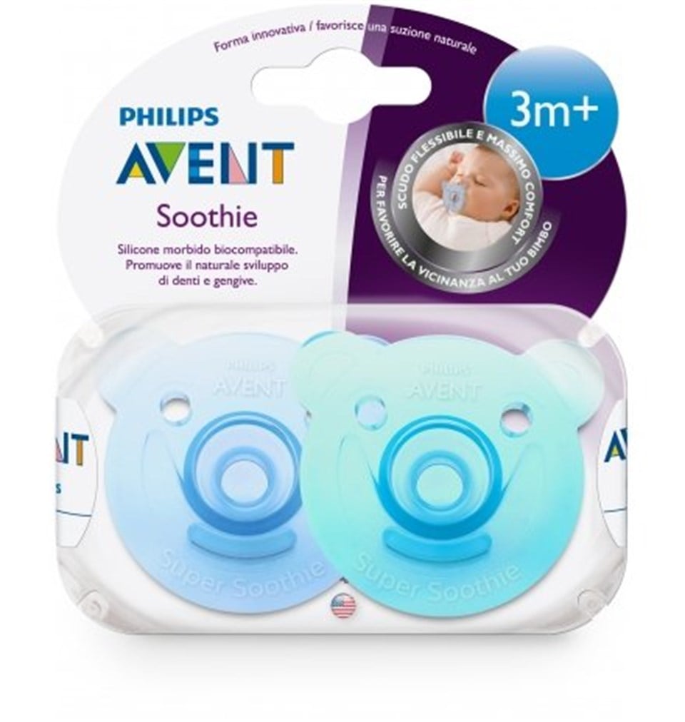 Philips Avent SCF194/05 Soothie Yalancı Emzik 3 ay ve üzeri Erkek 2'li 0% BPA  (MOR PEMBE)