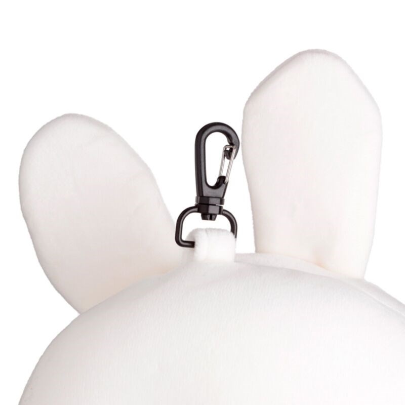 Relaxeazzz Adoramals Frances The Rabbit Plush Travel Pillow & Eye Mask