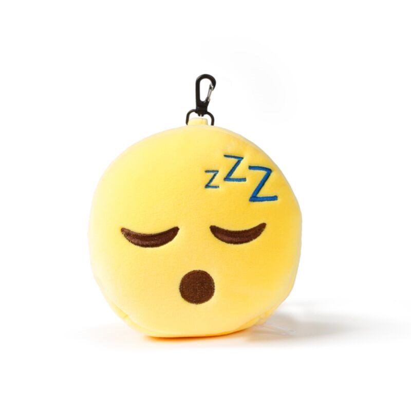 Relaxeazzz Adoramals Snoozie The Sleeping Head Plush Travel Pillow & Eye Mask