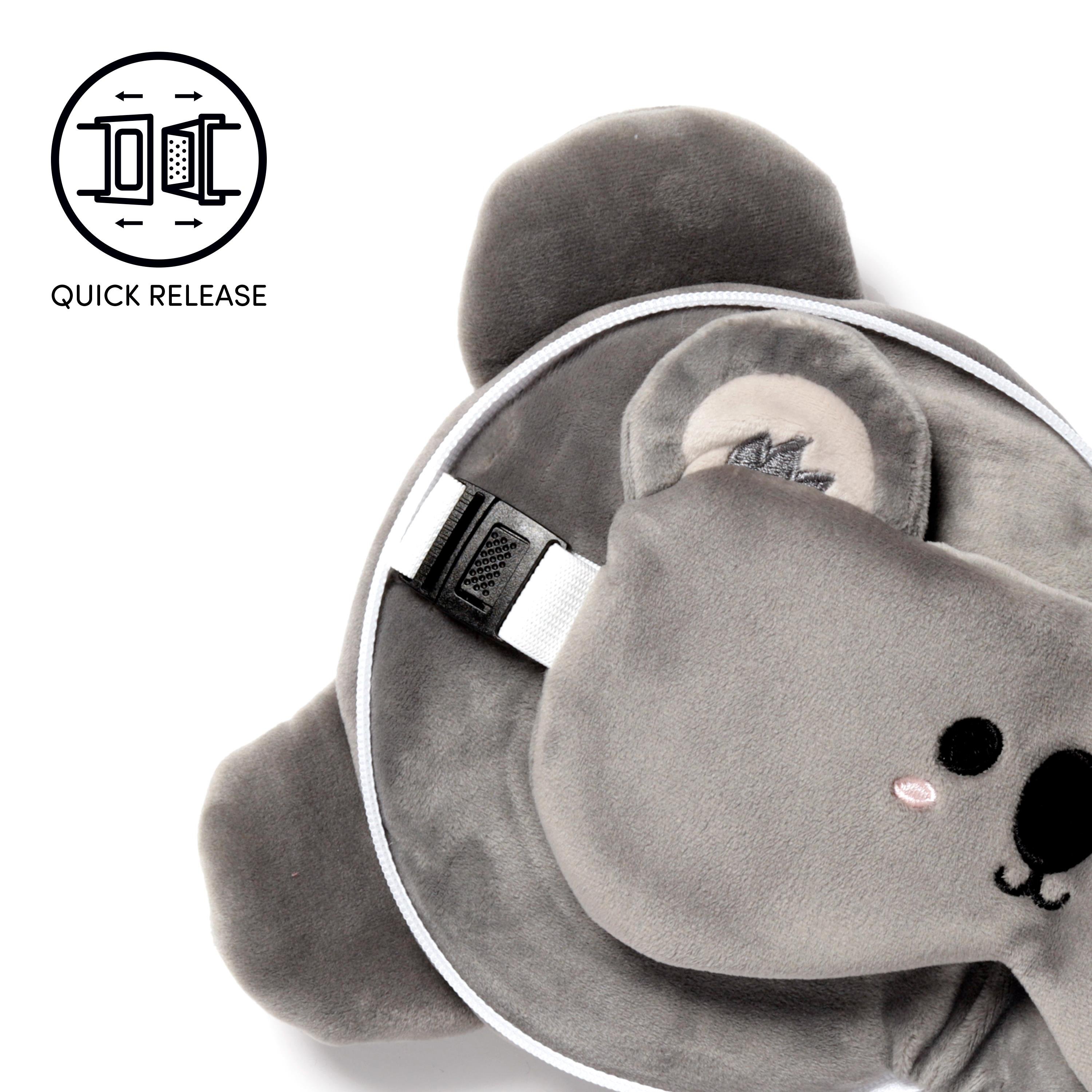 Relaxeazzz Seyahat Yastığı ve Göz Maskesi-Adoramals Koala