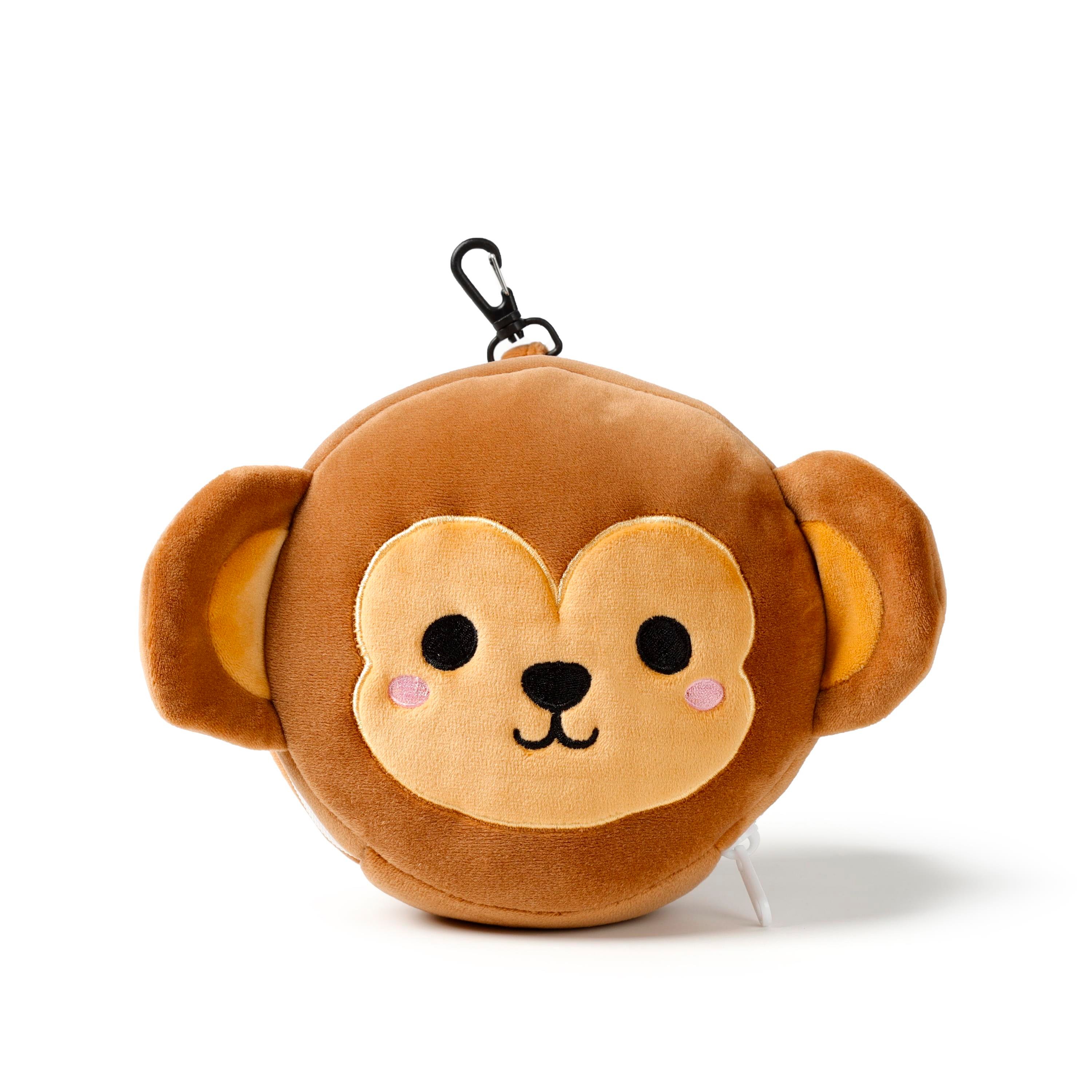 Relaxeazzz Seyahat Yastığı ve Göz Maskesi-Monkey