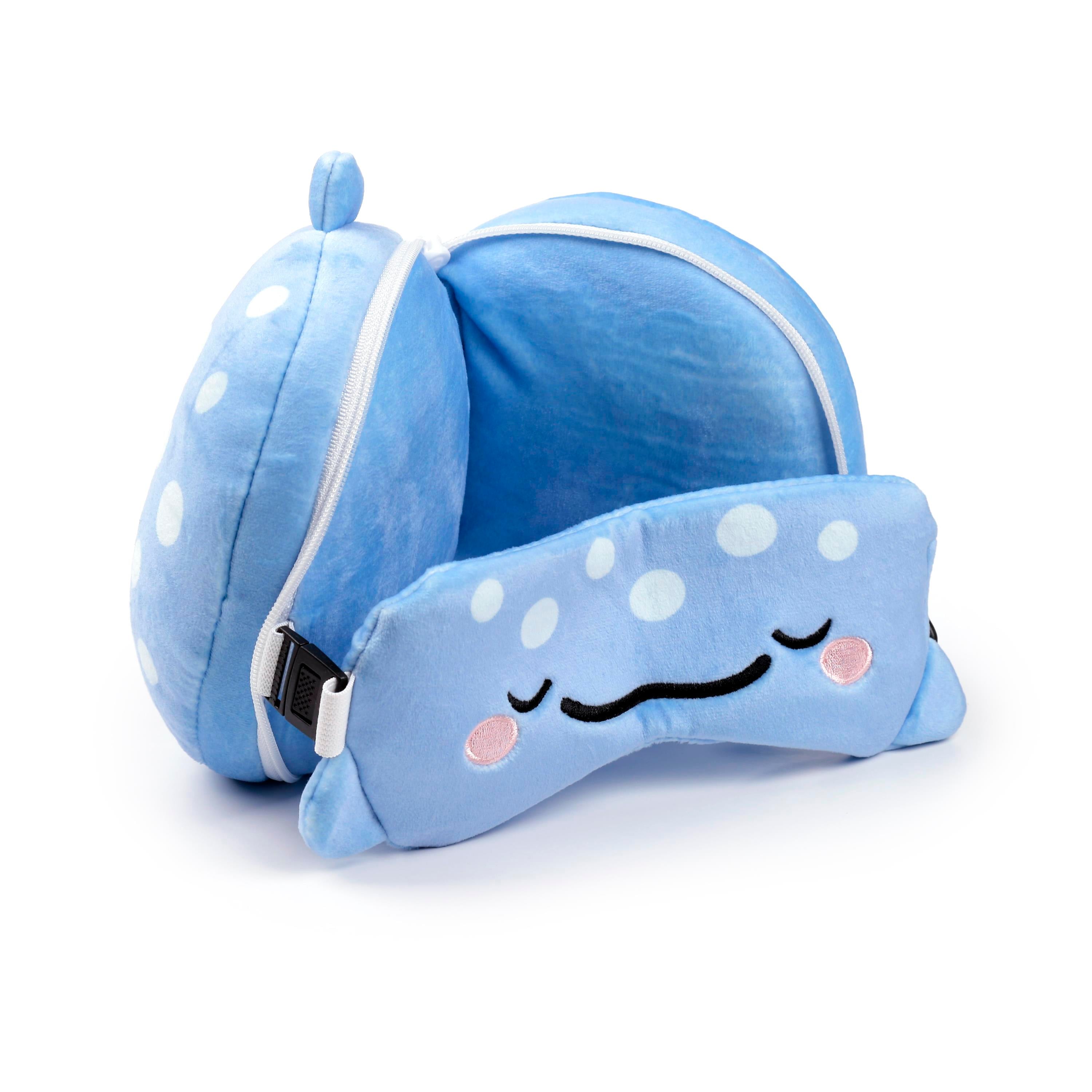 Relaxeazzz Seyahat Yastığı ve Göz Maskesi-Adoramals Aoi the Whale Shark