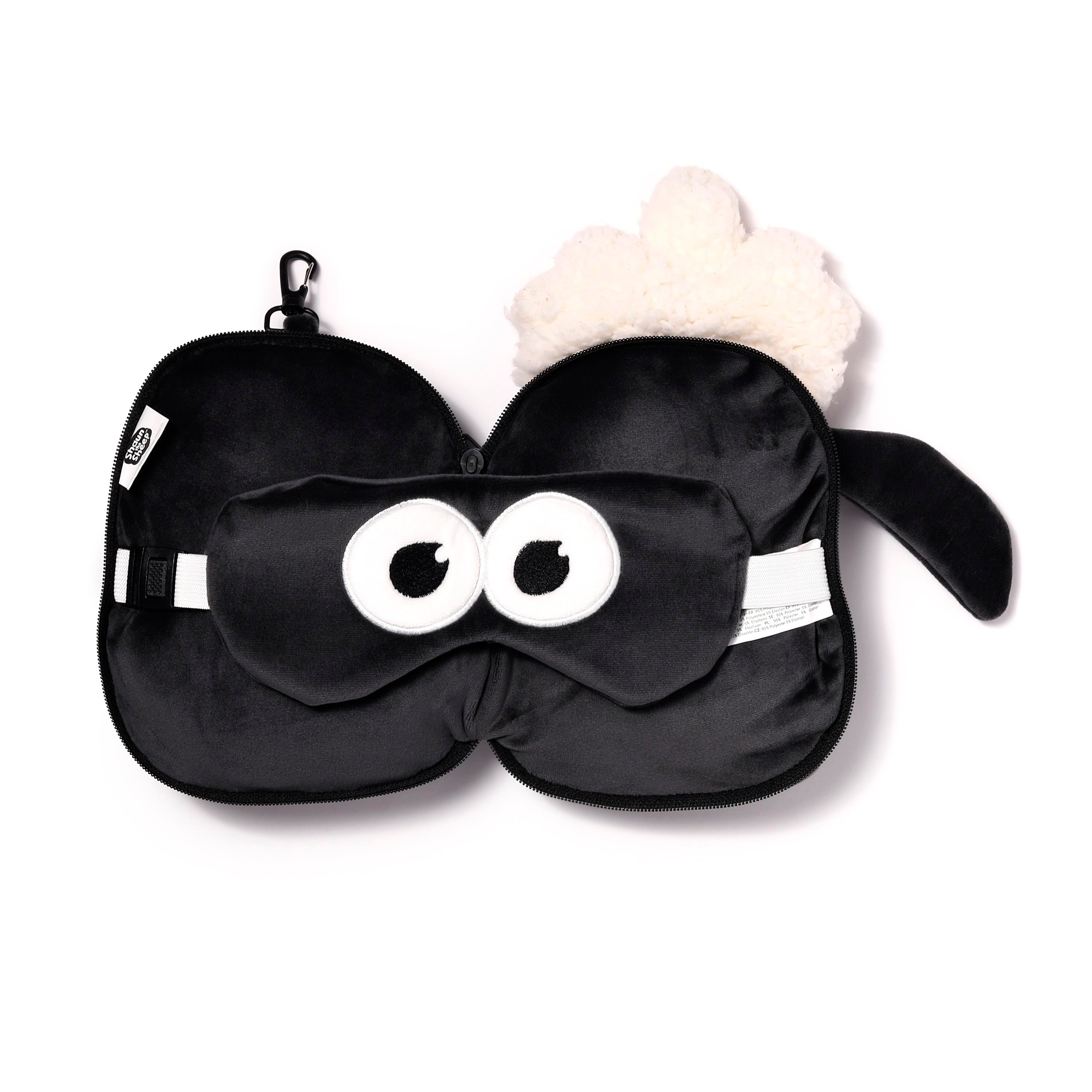 Relaxeazzz Seyahat Yastığı ve Göz Maskesi-Shaun the Sheep