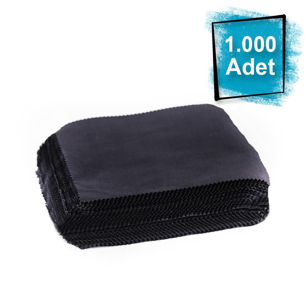 1000 Adet Dijital Köşe Baskılı Mikrofiber Gözlük Temizleme Bezi 200 gr 15x18 cm %100 Polyester