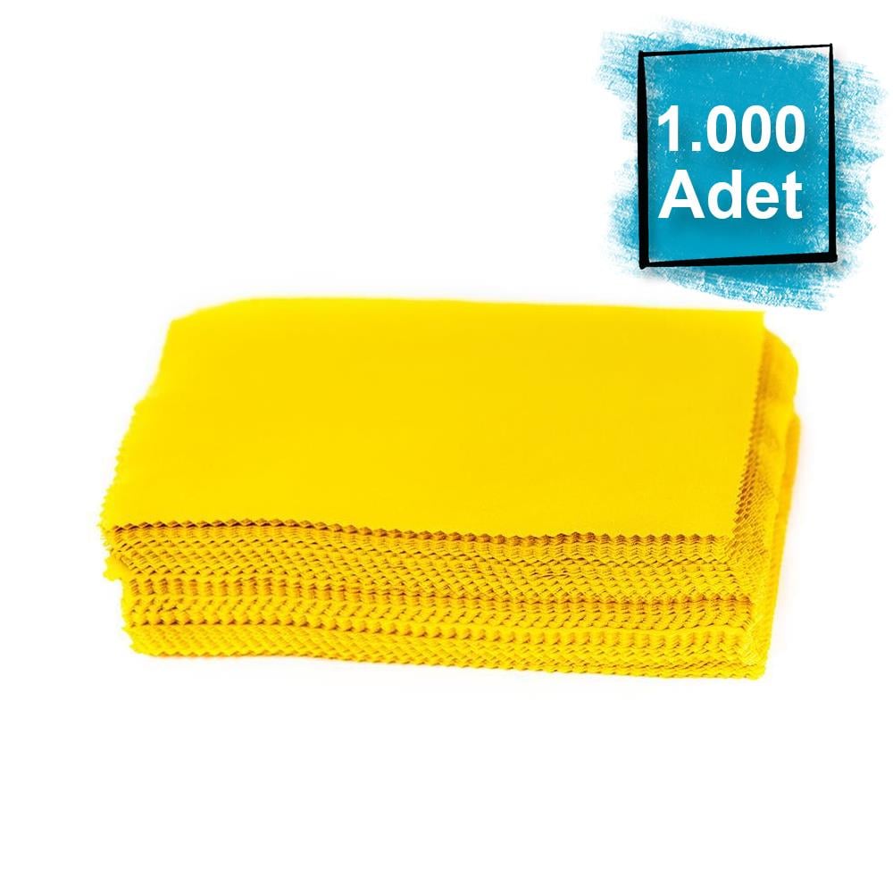 1000 Adet Sıcak Damga Baskılı Mikrofiber Gözlük Temizleme Bezi 200 gr %100 Polyester