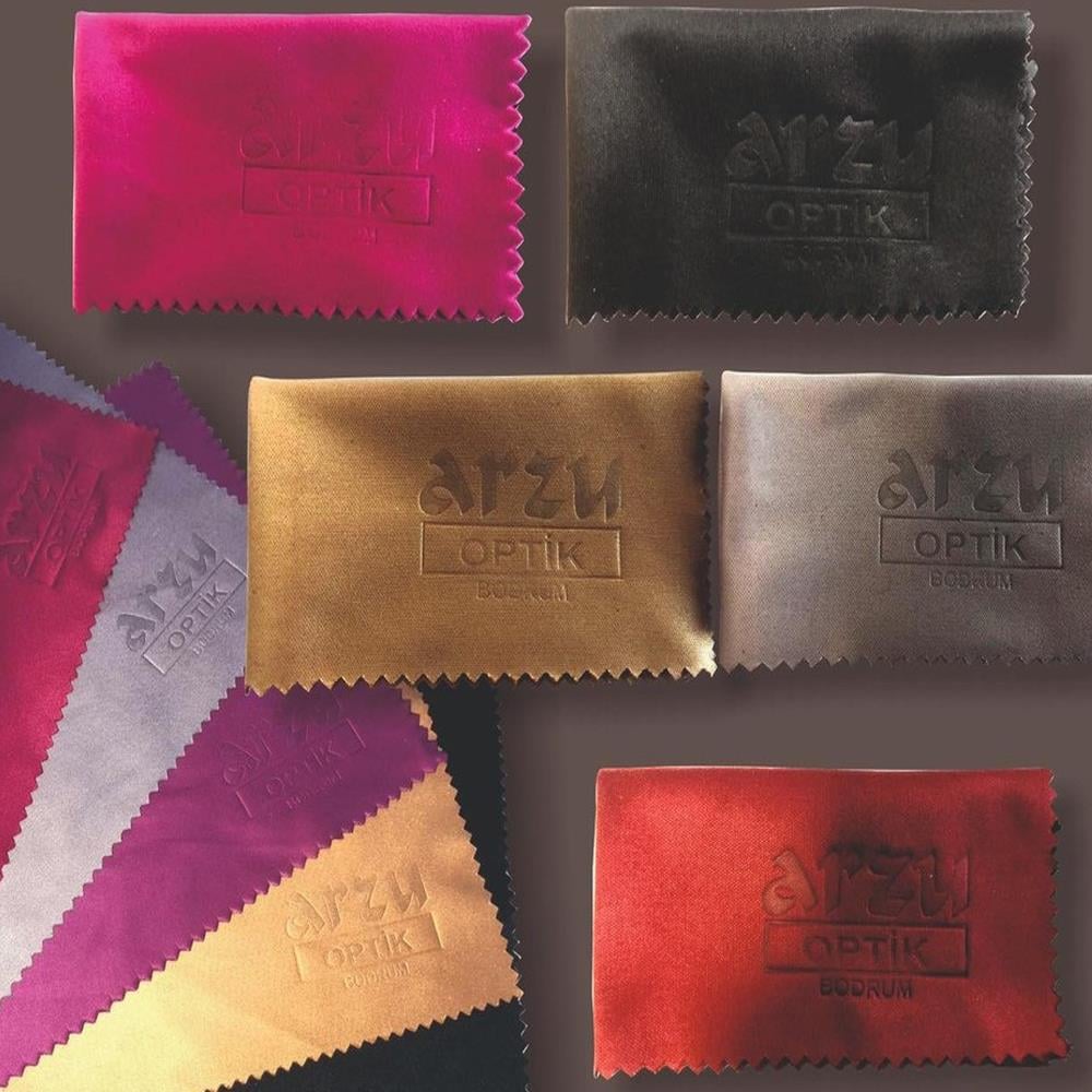1000 Adet Sıcak Damga Baskılı Mikrofiber Gözlük Temizleme Bezi 200 gr %100 Polyester