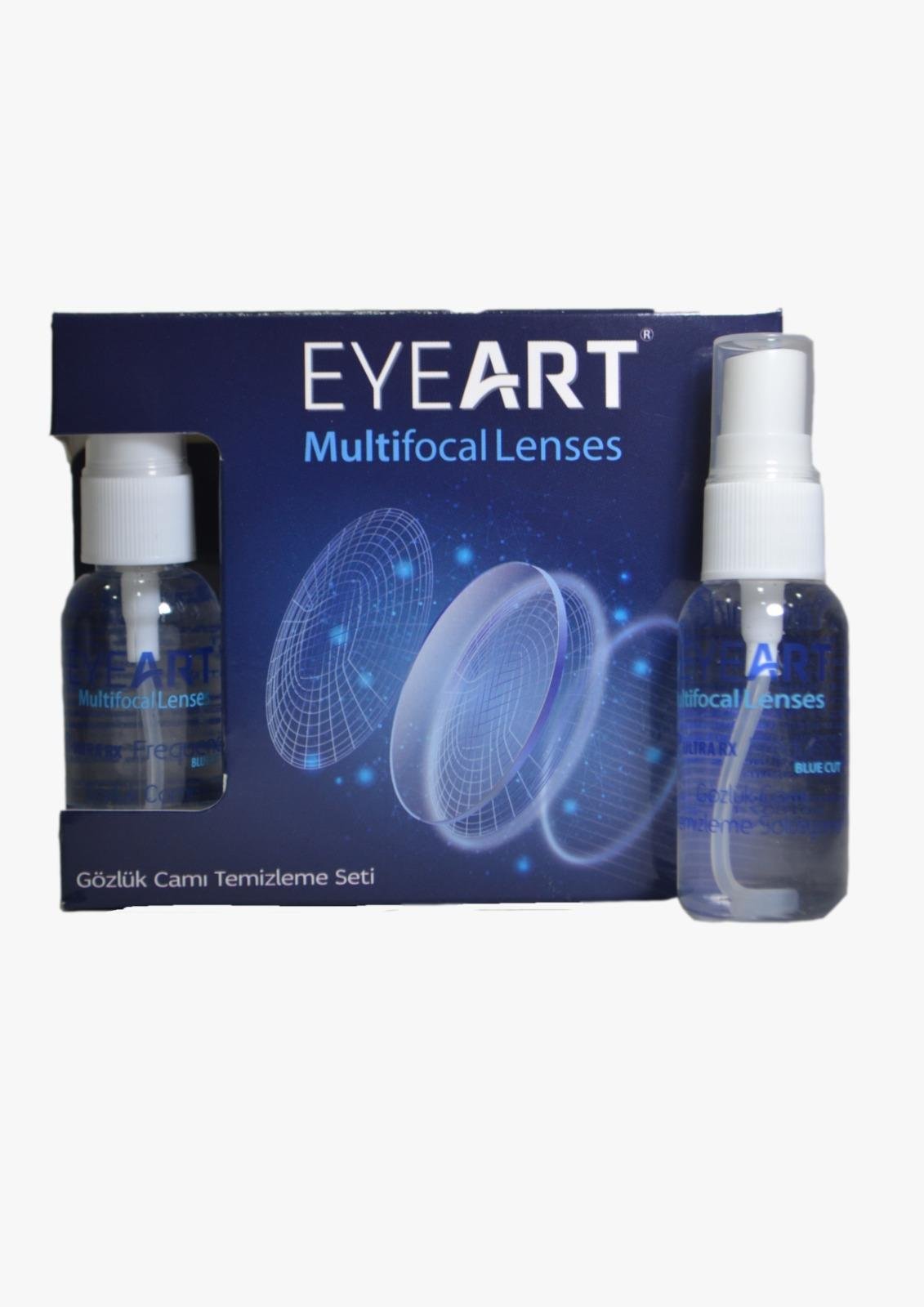 2.000 Adet - 30 ML EYEART GREAT BLOCKAGE FORM - 30 ML Gözlük Temizleme Solüsyonu ve 15x18 cm Gözlük Temizleme Bezi