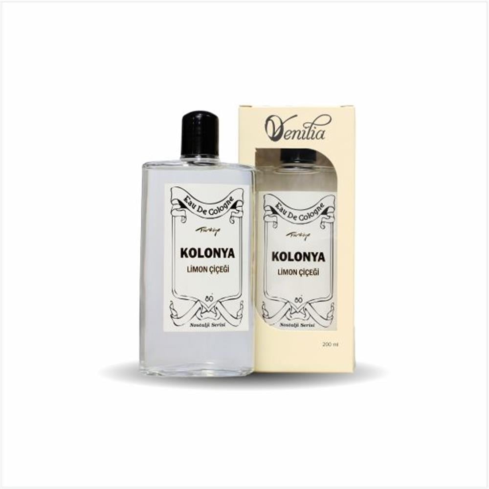 200 ML Cam Şişe Venilia Limon Çiçeği Esanslı Kolonya - Limon Çiçeği Kolonyası