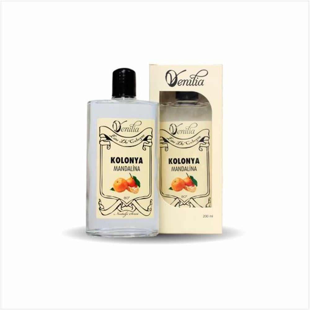 200 ML Cam Şişe Venilia Mandalina Esanslı Kolonya - Mandalina Kolonyası