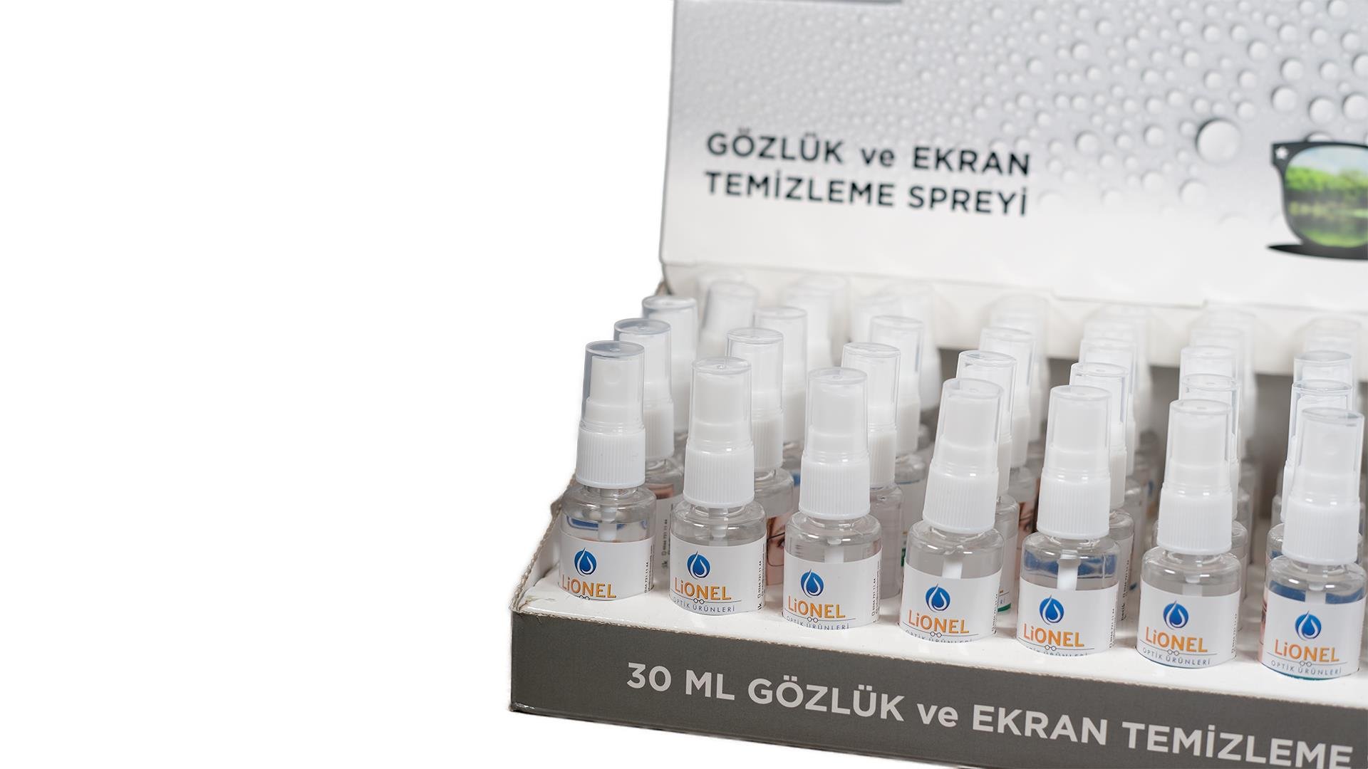 30 ml 45 Adet Standlı Gözlük Temizleme Solüsyonu