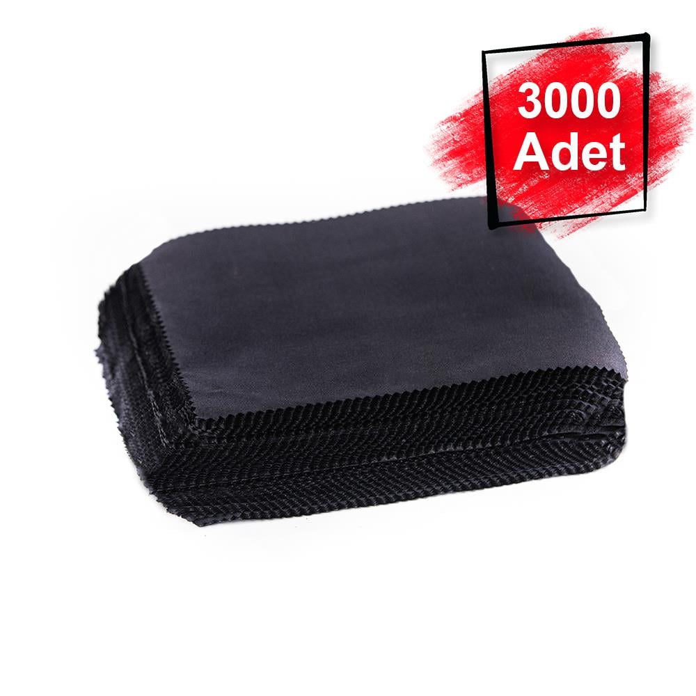 3000 Adet Dijital Köşe Baskılı Mikrofiber Gözlük Temizleme Bezi 200 gr 15x18 cm %100 Polyester