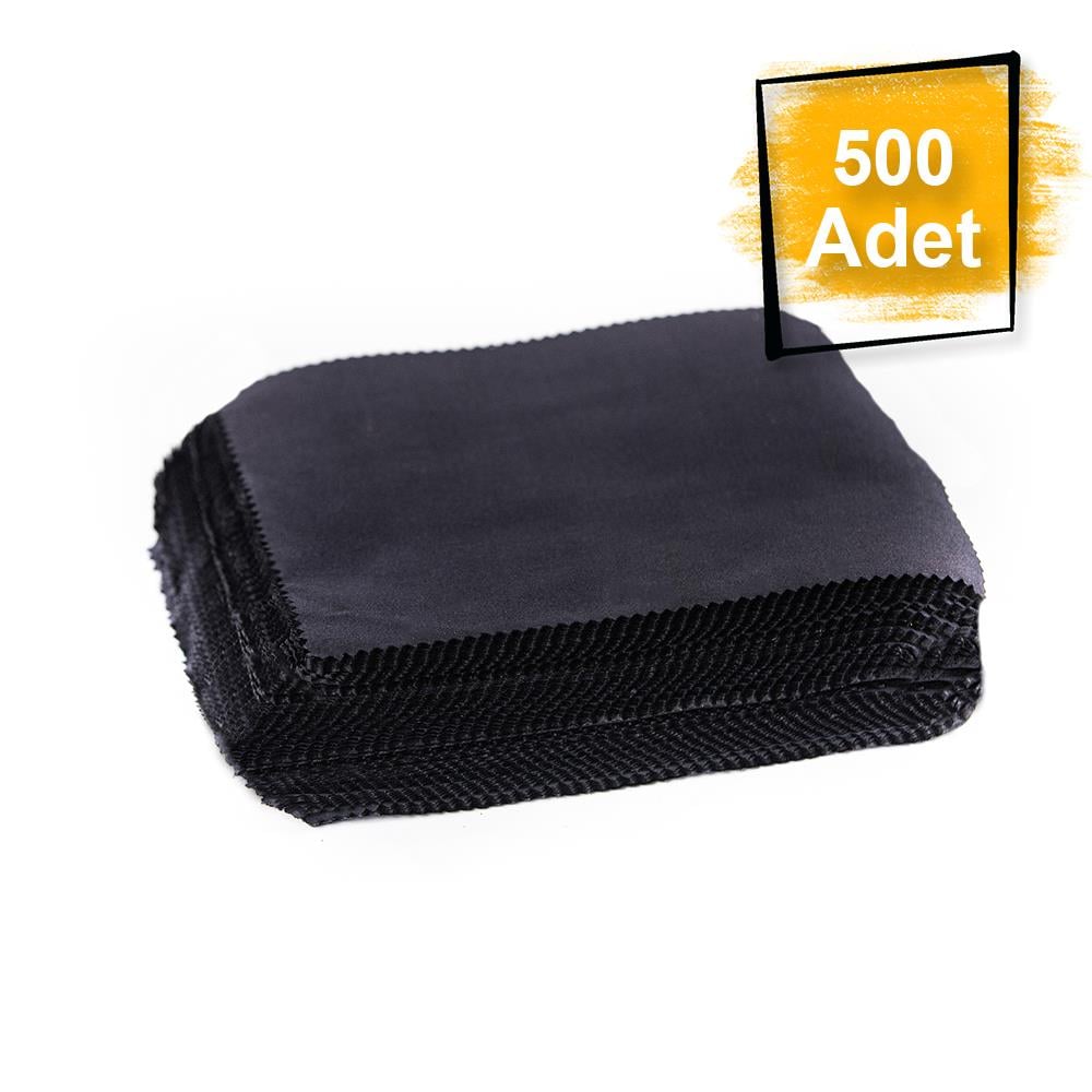500 Adet Dijital Köşe Baskılı Mikrofiber Gözlük Temizleme Bezi 200 gr 15x18 cm %100 Polyester