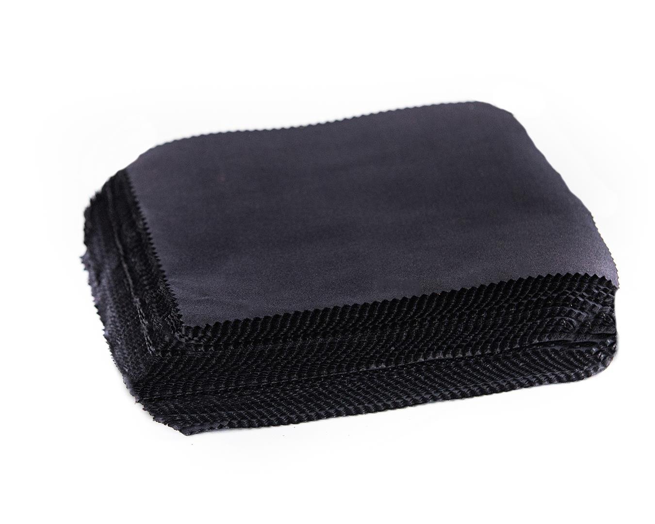 500 Adet Tek Renk Tampon Baskılı Mikrofiber Gözlük Temizleme Bezi 200 gr 15x18 cm %100 Polyester