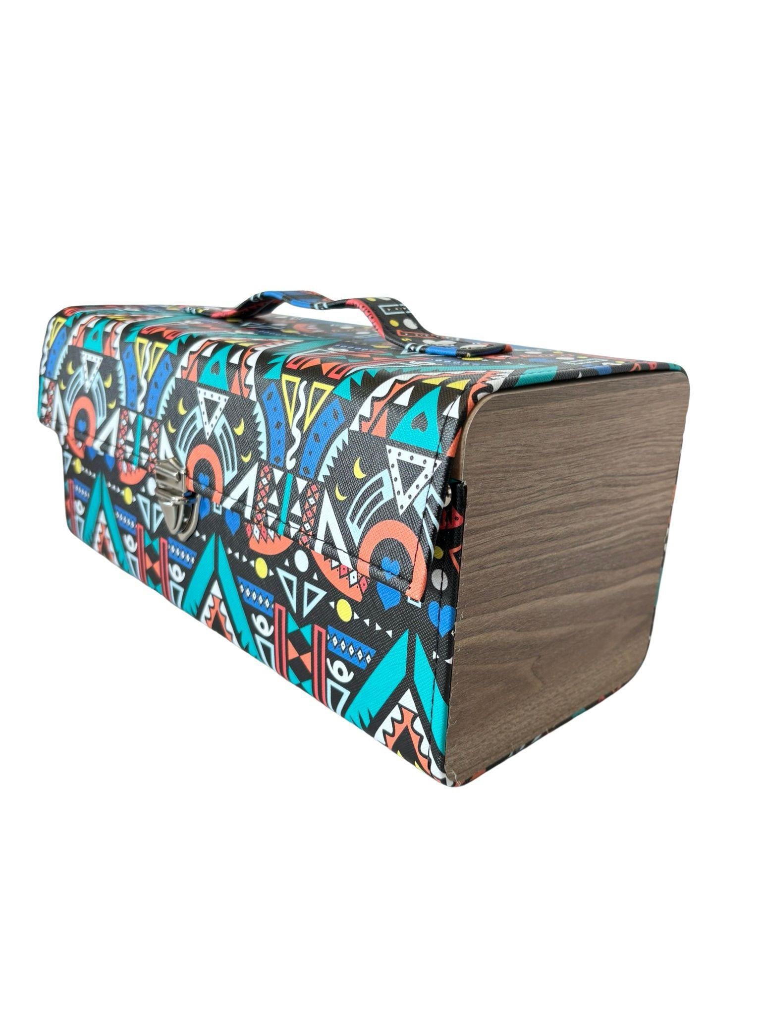 8 Adet African Dizayn Gözlük ve Aksesuar Çantası