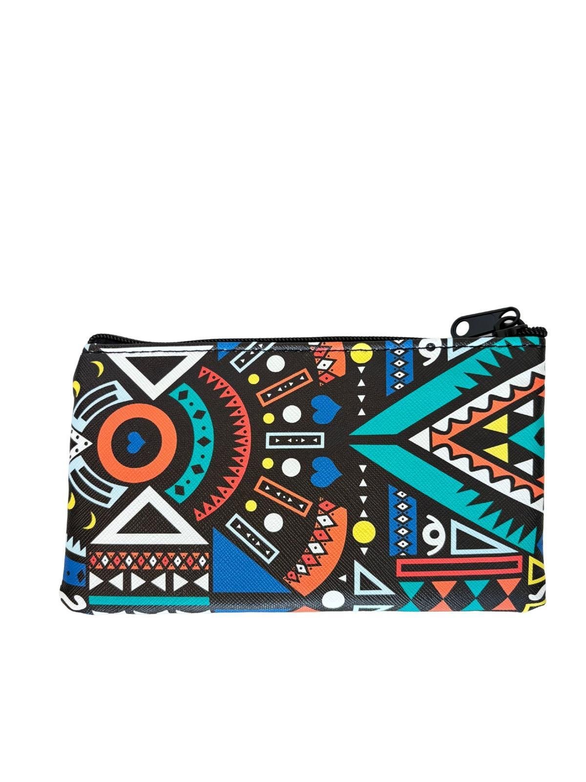 AFRICAN DESIGN ÇOK AMAÇLI ÇANTA, GÖZLÜK ÇANTASI, MAKYAJ ÇANTASI VE CÜZDAN ÇANTA