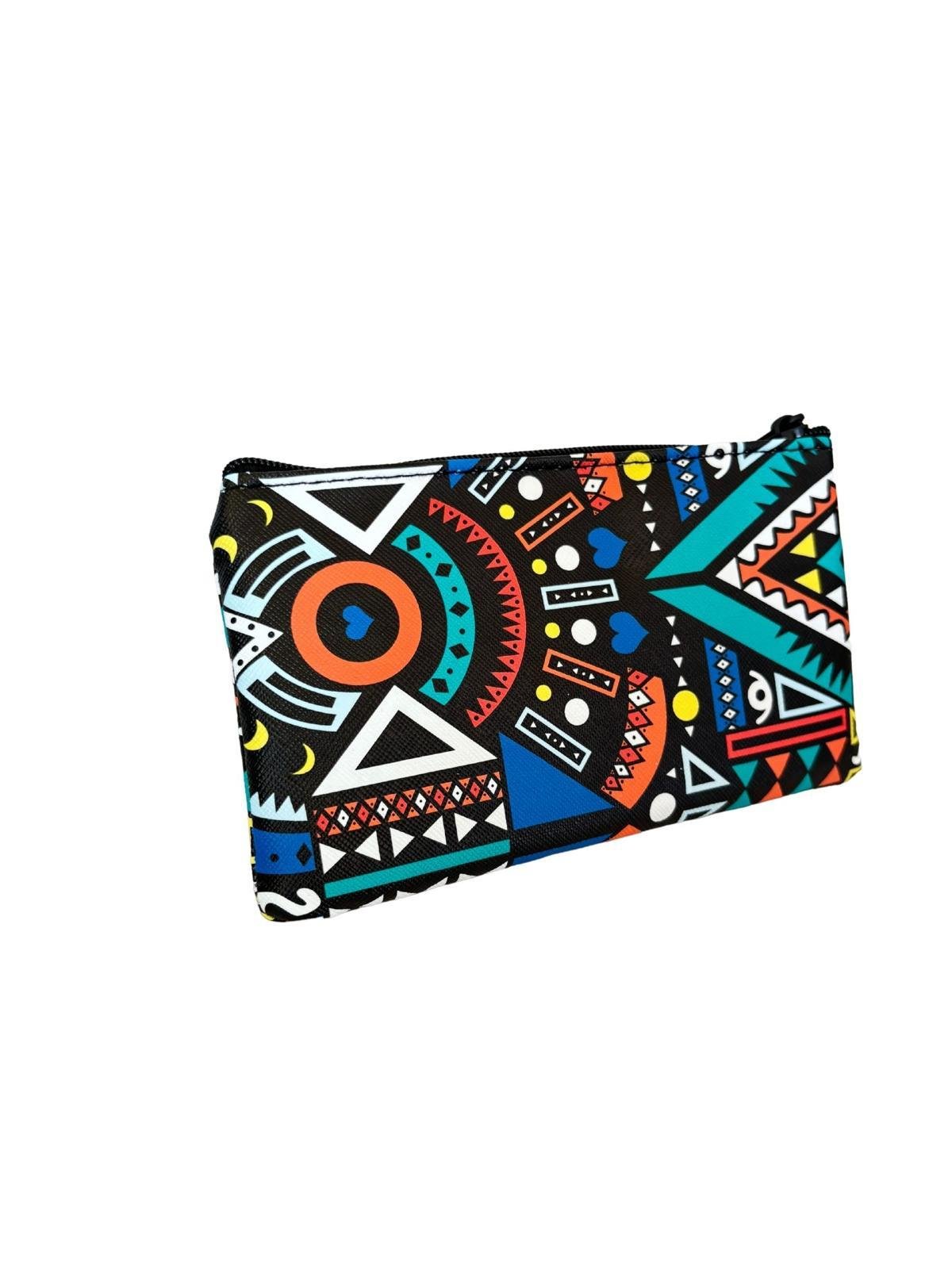 AFRICAN DESIGN ÇOK AMAÇLI ÇANTA, GÖZLÜK ÇANTASI, MAKYAJ ÇANTASI VE CÜZDAN ÇANTA