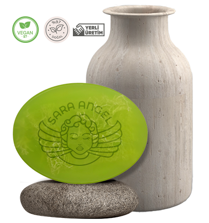 Aloe Vera'lı Kabak Lifli El Yapımı Doğal Cilt ve Vücut Bakım Sabunu