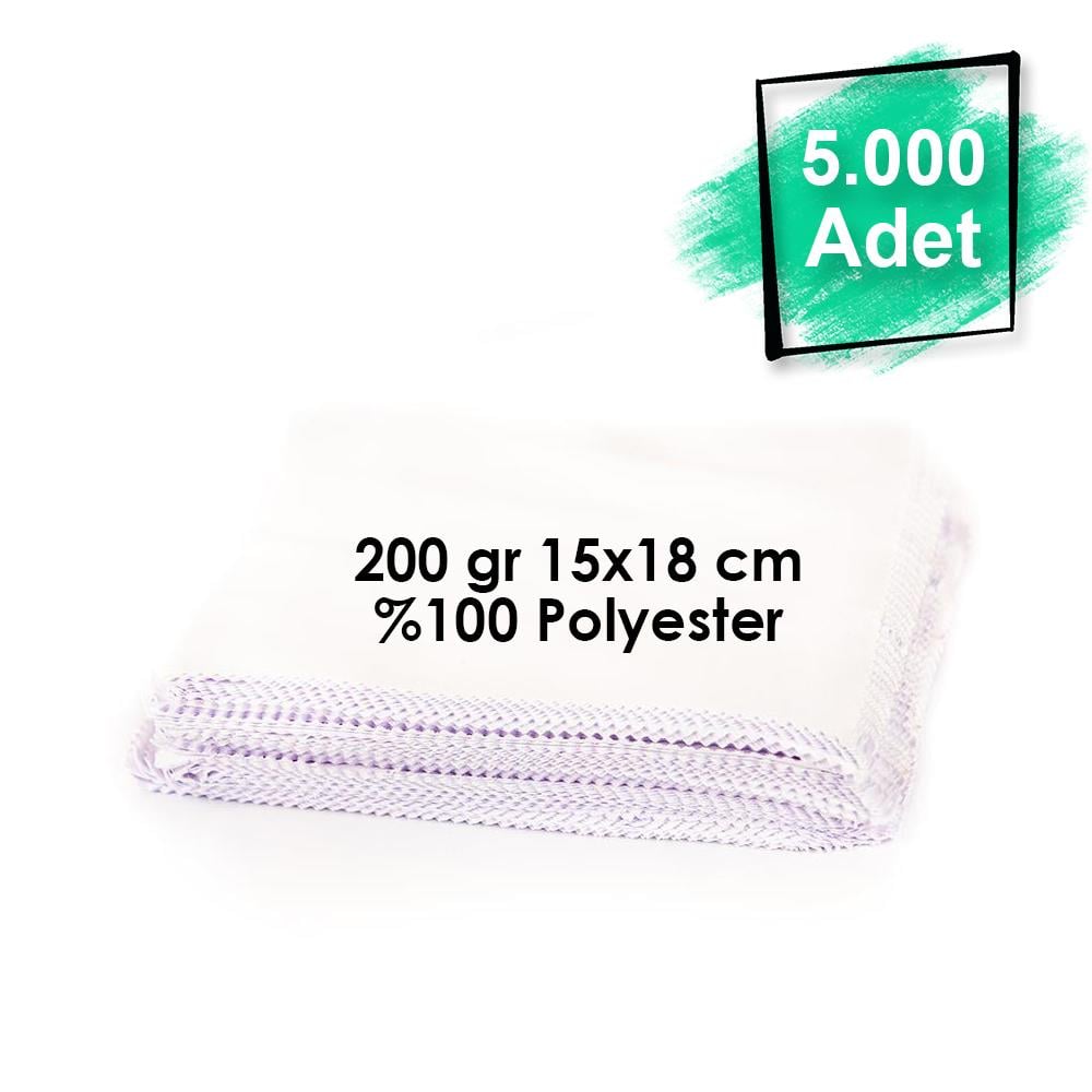 Baskısız Mikrofiber Gözlük Temizleme Bezi 5000 Adet 200 gr 15x18 cm %100 Polyester