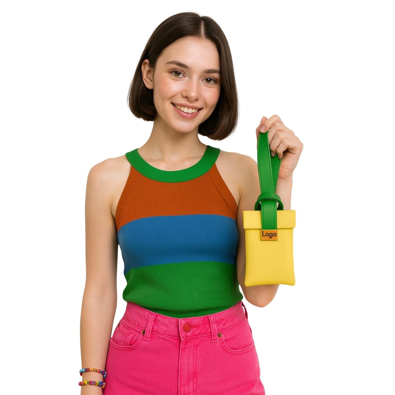 Deri Askılı Şık Spor Model Bileklik Gözlük Çantası Kılıfı - Markanıza ve Logonuza Özel