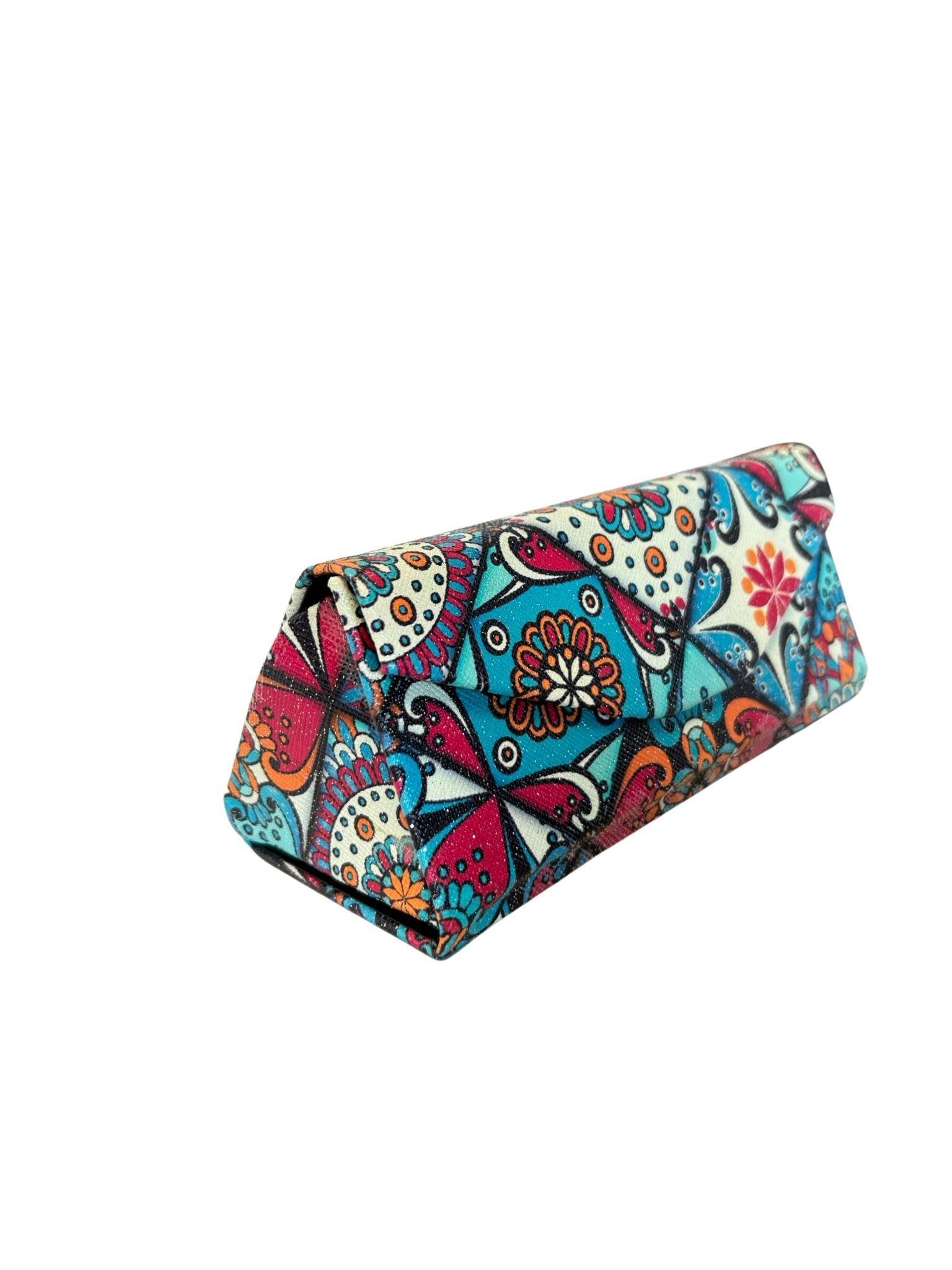 ETHNIC DESIGN KATLANABİLİR GÖZLÜK KABI KILIFI