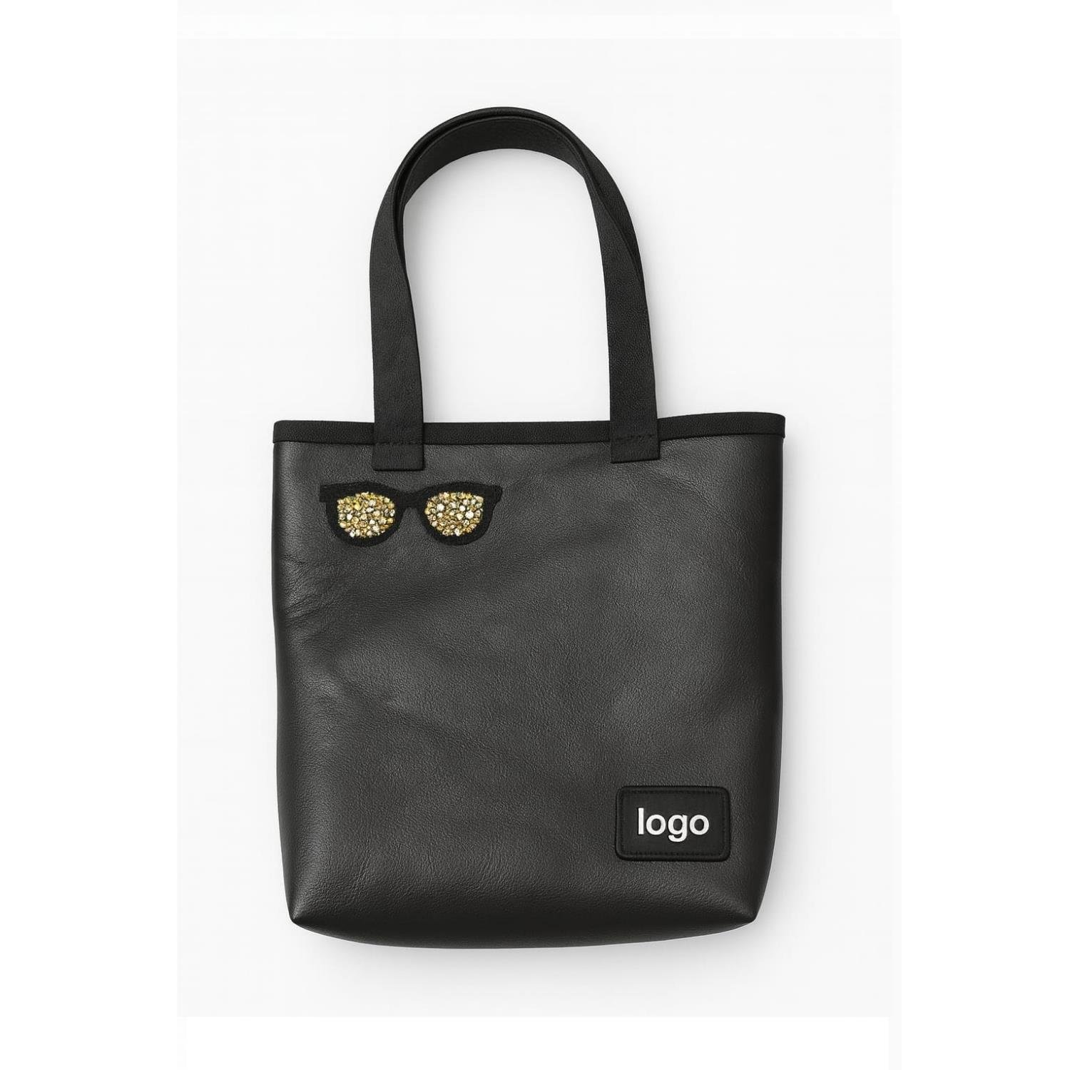 Siyah Deri Journey Serisi 50x50 cm Deri Journey Çanta - Markanıza ve Logonuza Özel Tasarım