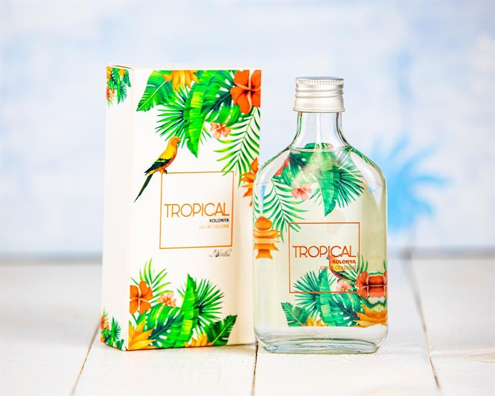 Venilia Tropical Kolonya Eau De Cologne Cam Şişe 200 ml