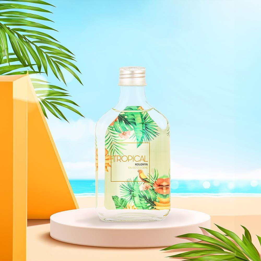 Venilia Tropical Kolonya Eau De Cologne Cam Şişe 200 ML
