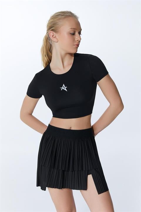 ED 2303-19 Ada Dry-Touch Kadın Tenis Etek Şortlu Lila Mor (Tenis, Golf, Pickleball, Dans)