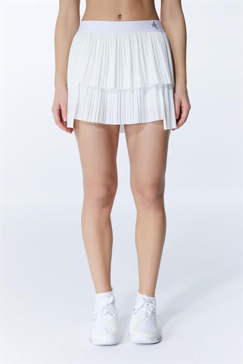 ED 2303-19 Ada Dry-Touch Kadın Tenis Etek Şortlu Lila Mor (Tenis, Golf, Pickleball, Dans)