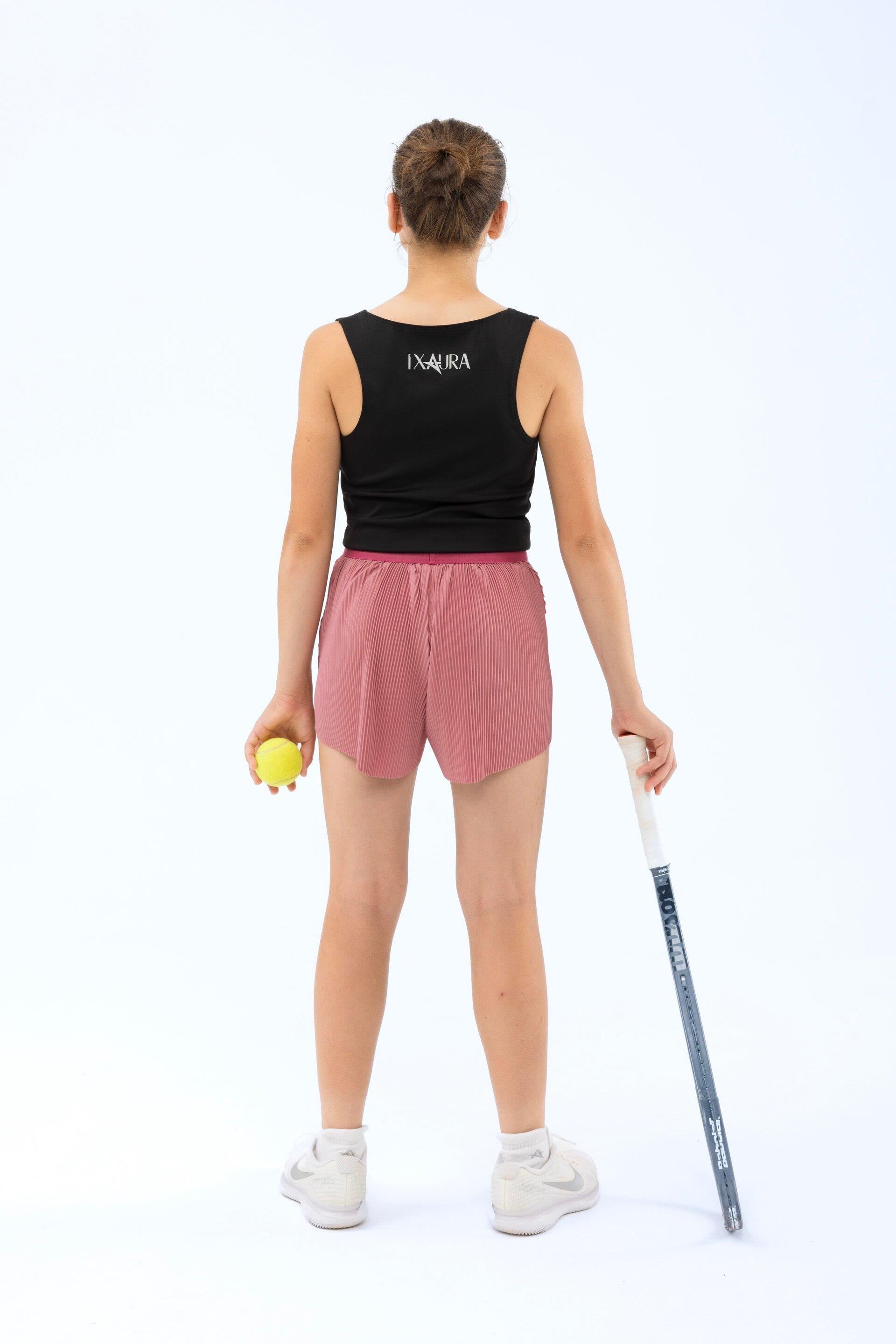 ED 2326-04 RIHANNA – Top Sportivo Senza Maniche Dry-Touch Bambina – NERO