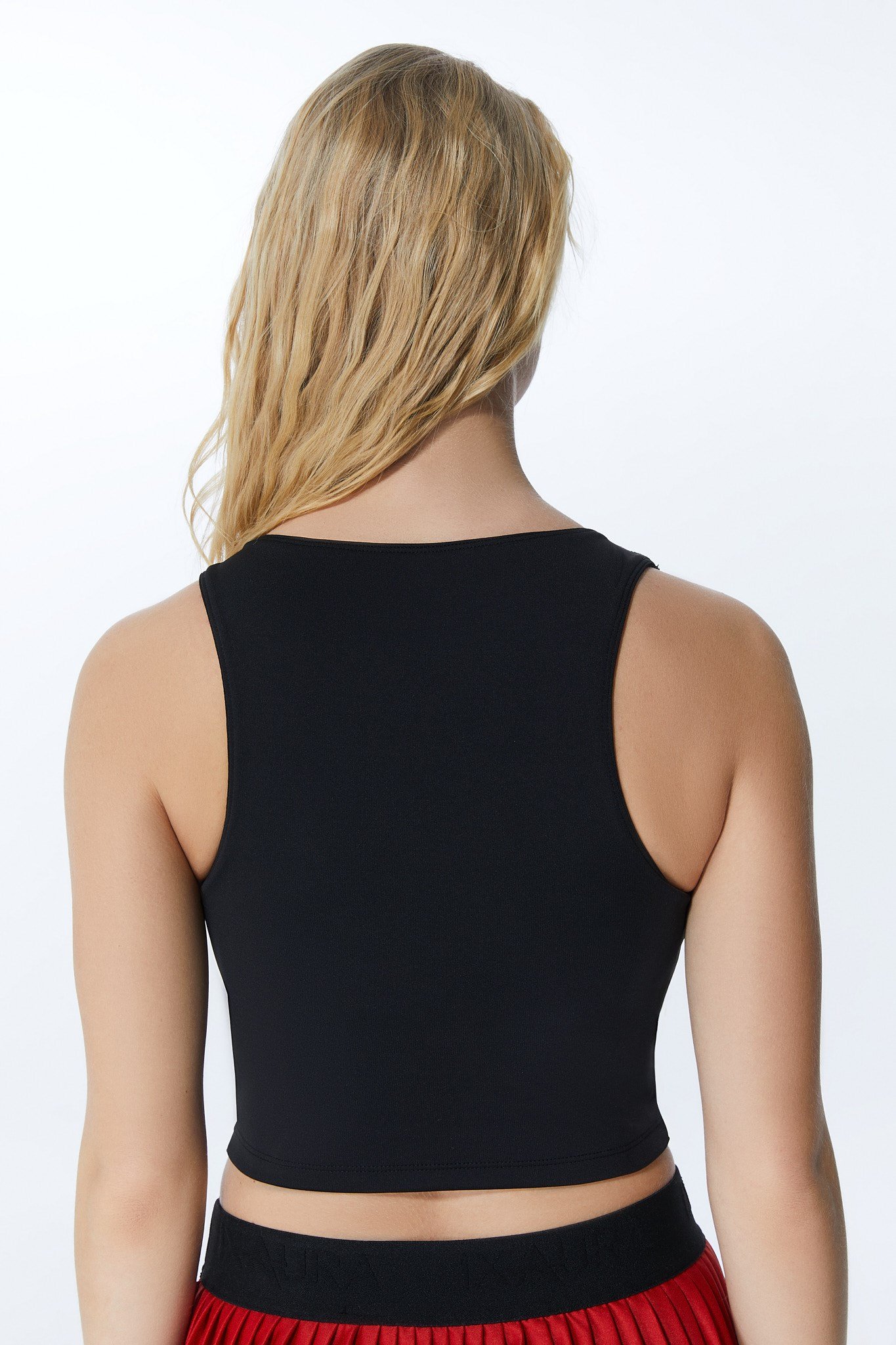 ED 2326-02 Rihanna Sleeveless Top Tank Black 