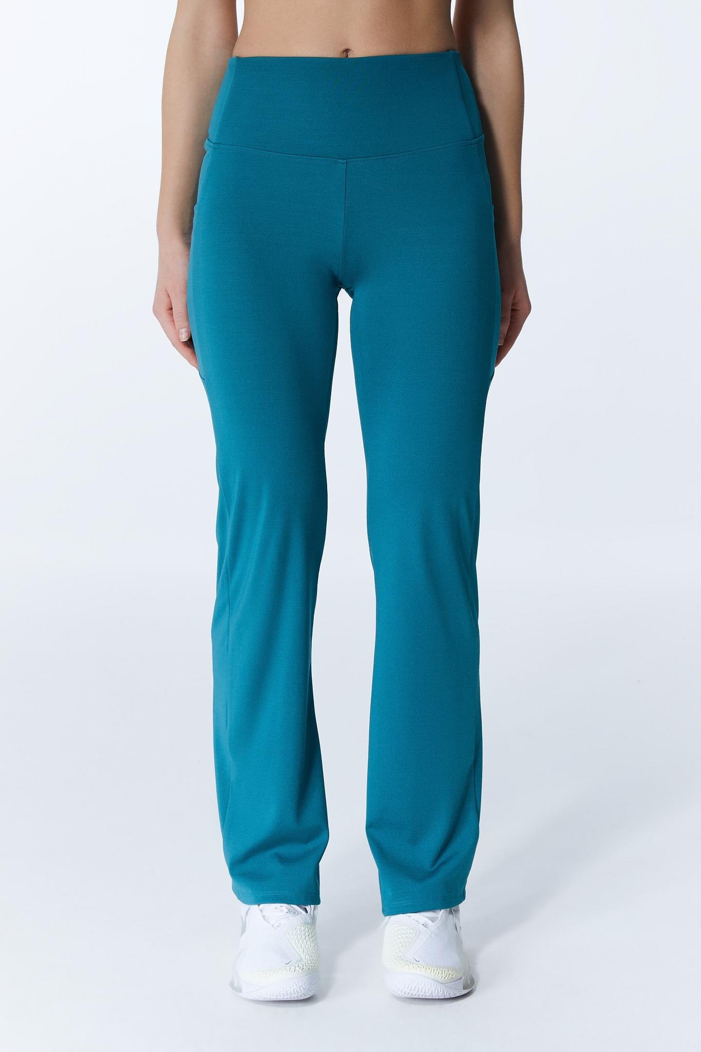 ED 2329-01 Donatella Flare Trouser Petrol