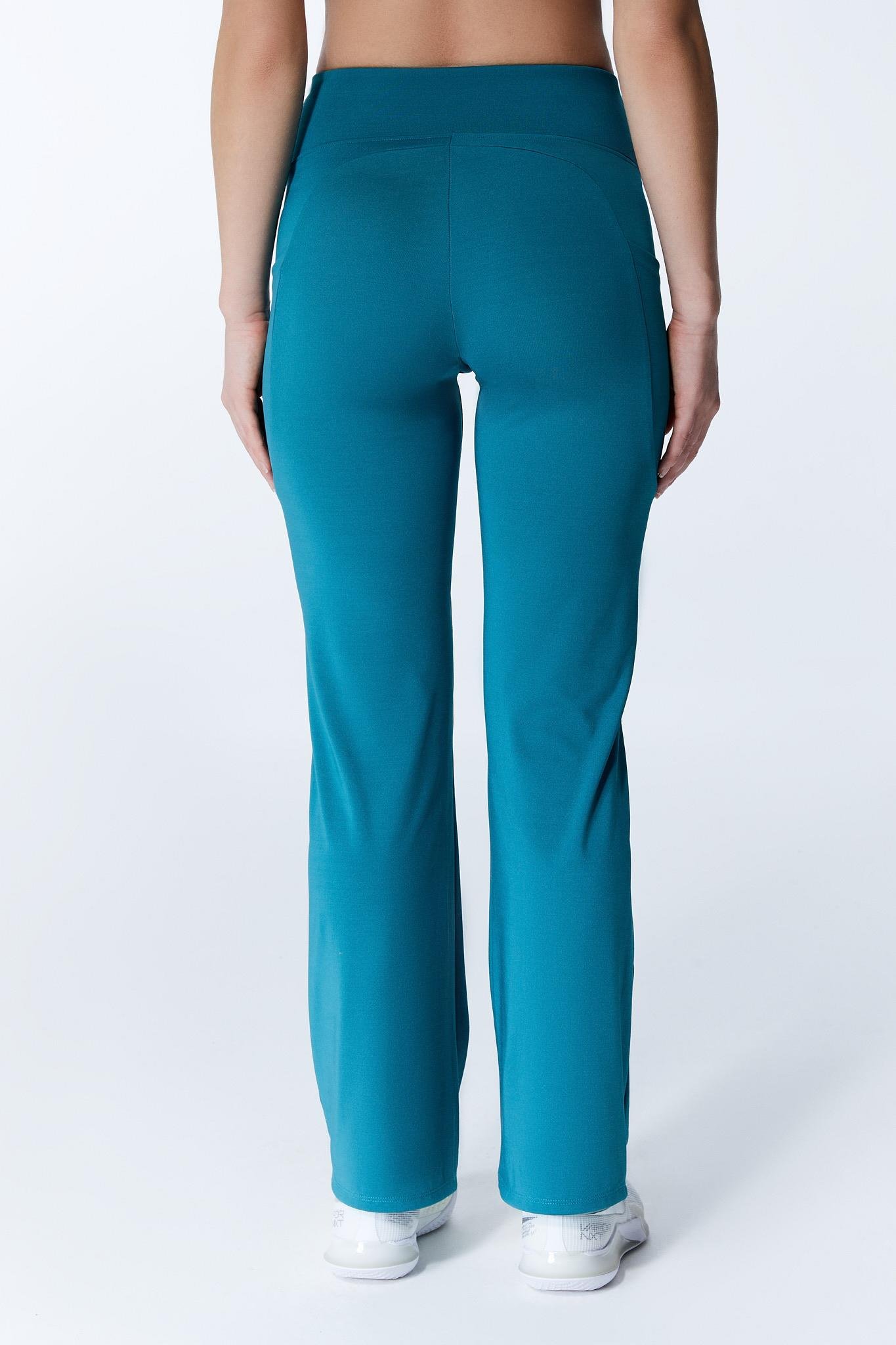 ED 2329-01 Donatella Flare Trouser Petrol