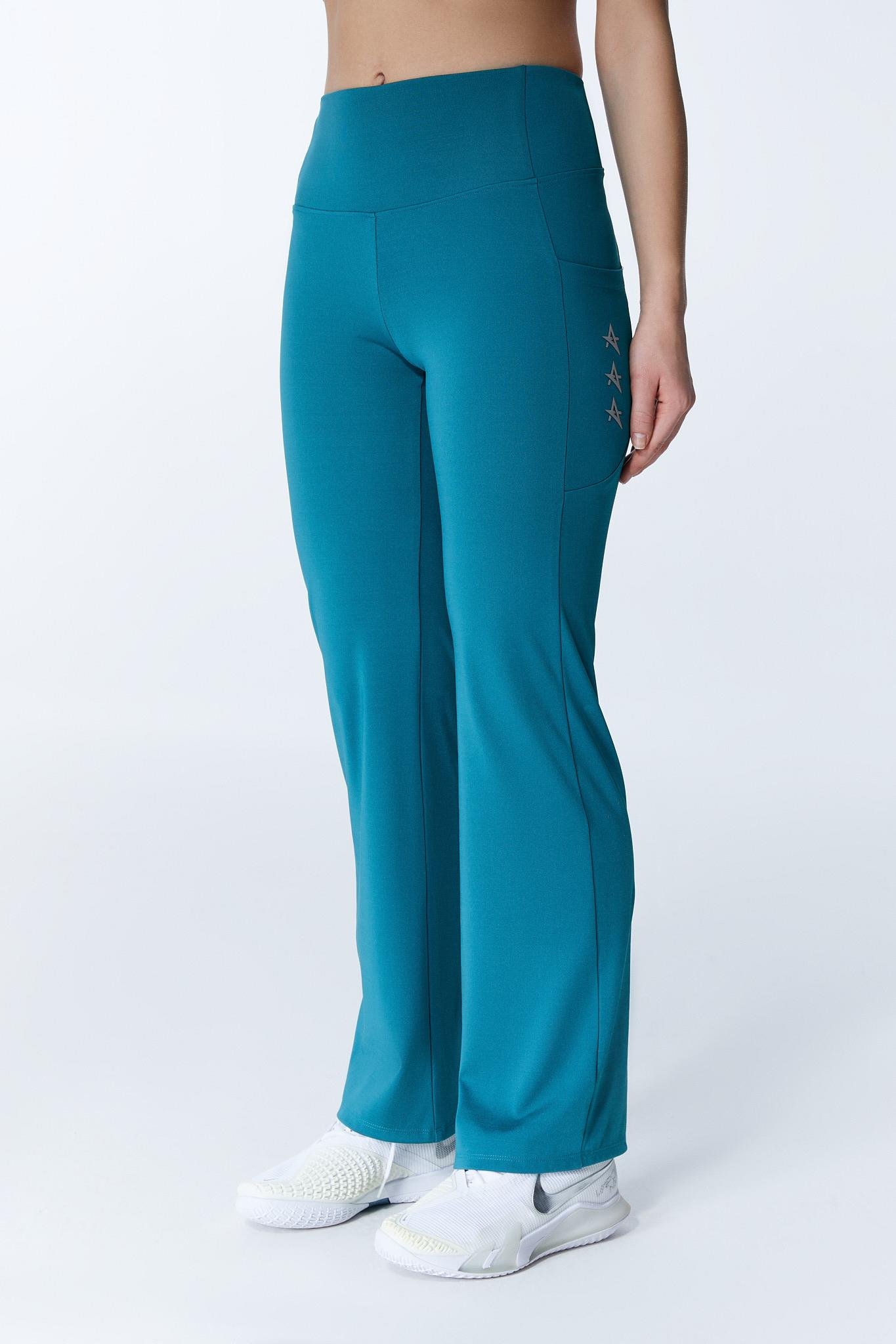 ED 2329-01 Donatella Flare Trouser Petrol