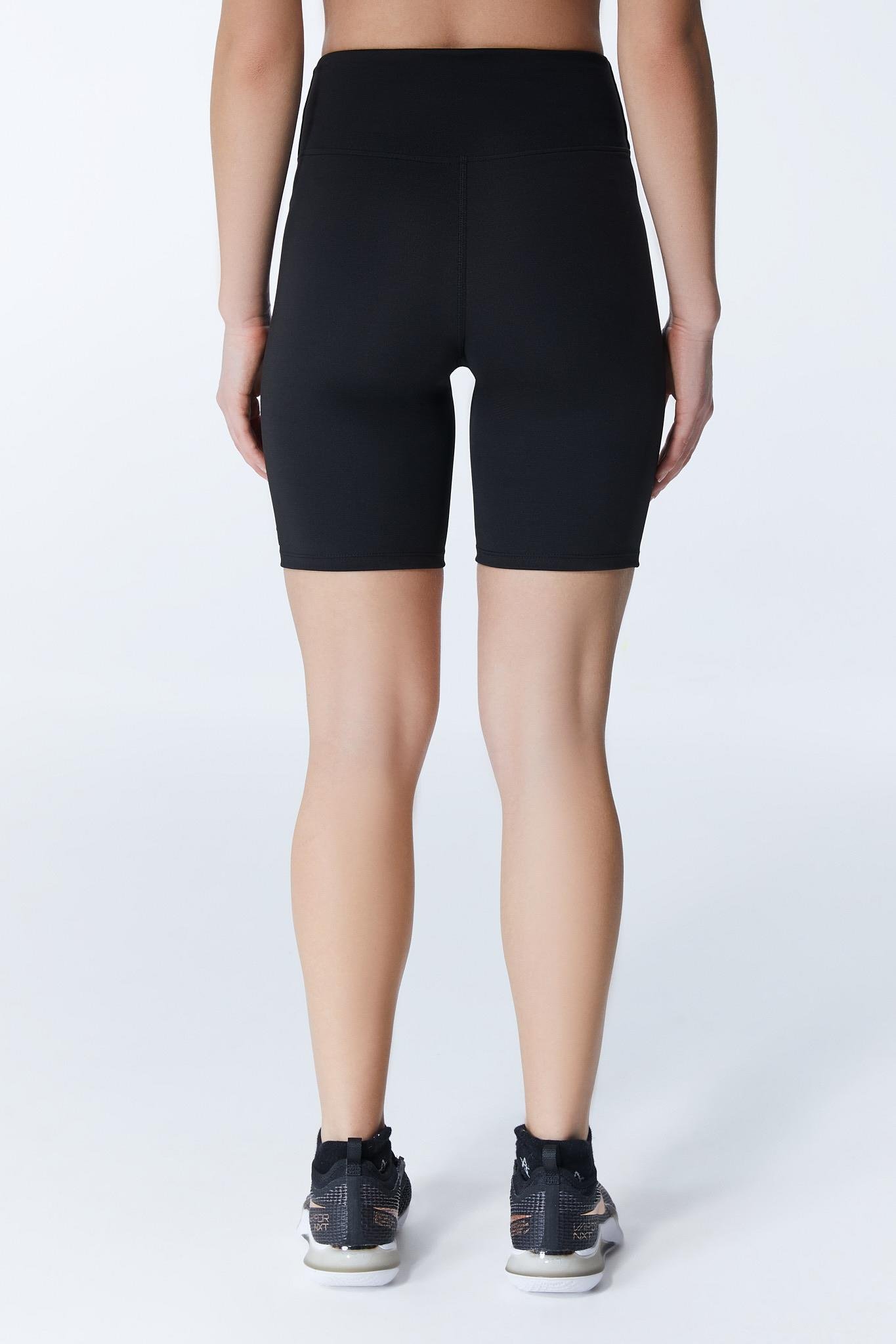 ED 2334-01 Biker Sporcu Şort Siyah