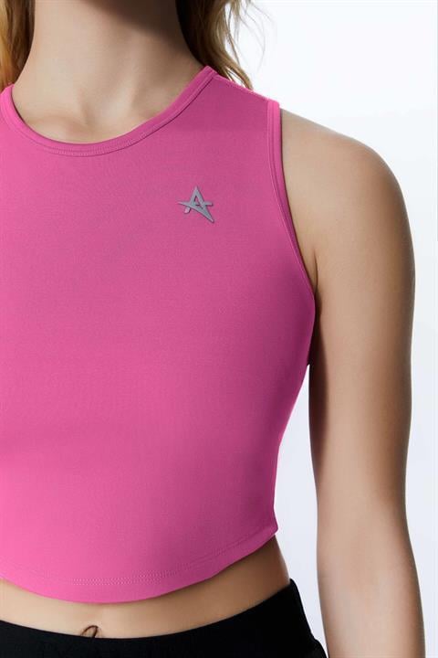 ED 2343-01 Barty Dry-touch Crop Kolsuz Kadın Üstü Kırmızı