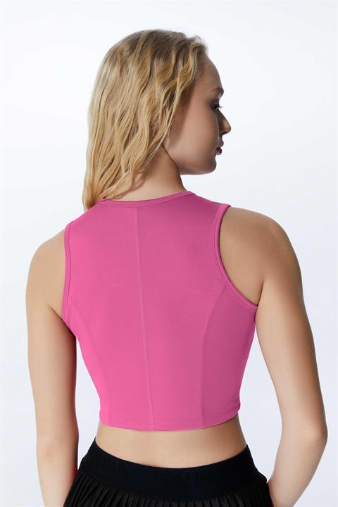 ED 2343-01 Barty Dry-touch Crop Kolsuz Kadın Üstü Kırmızı