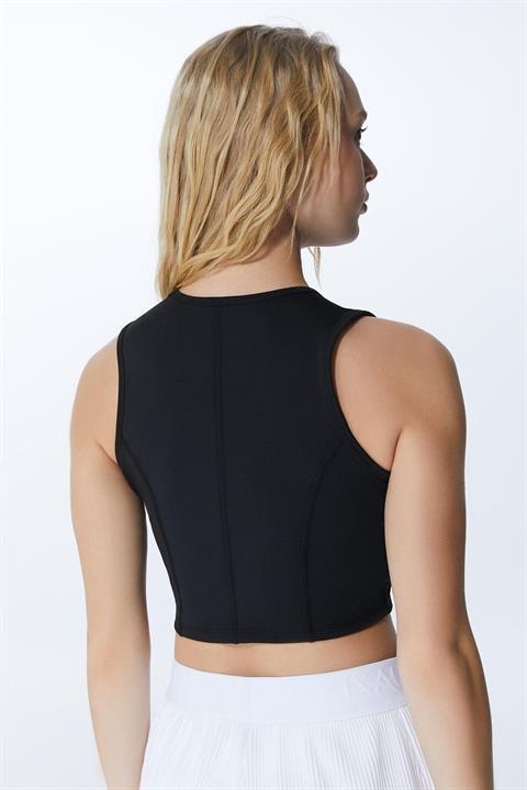 ED 2343-01 Barty Dry-touch Crop Kolsuz Kadın Üstü Kırmızı