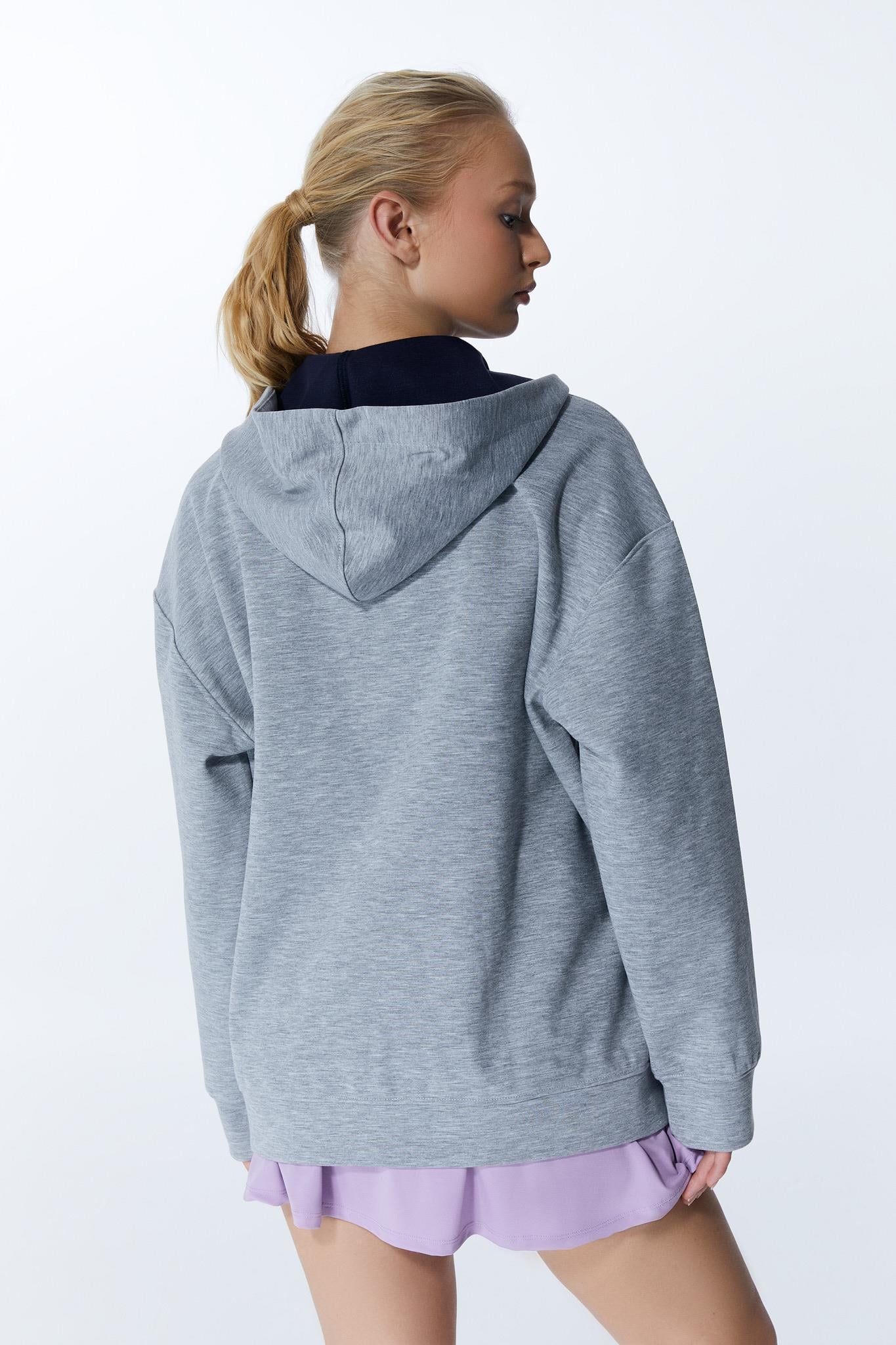 ED 2344-02 Relax Oversize Ceket Gri