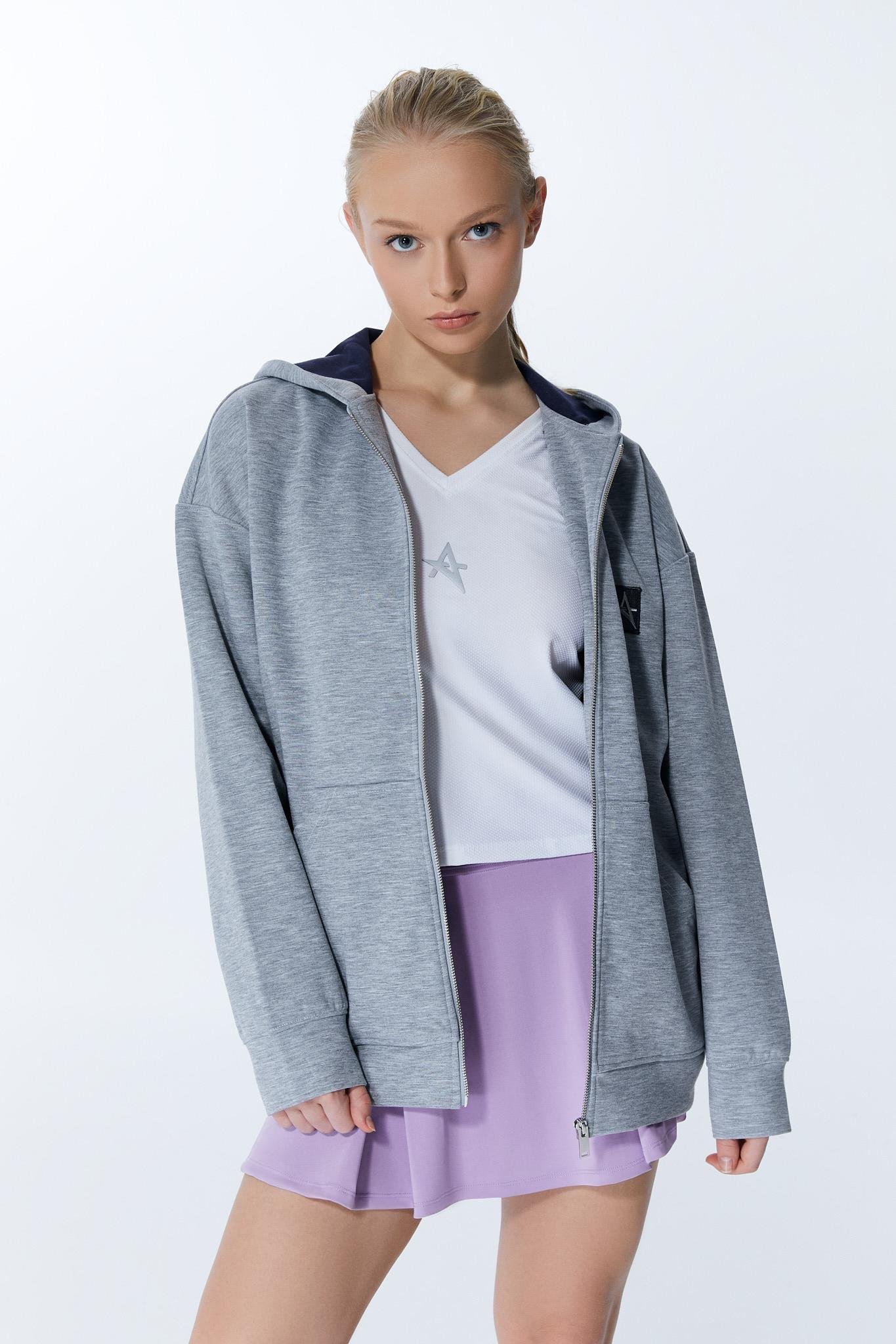 ED 2344-02 Relax Oversize Ceket Gri