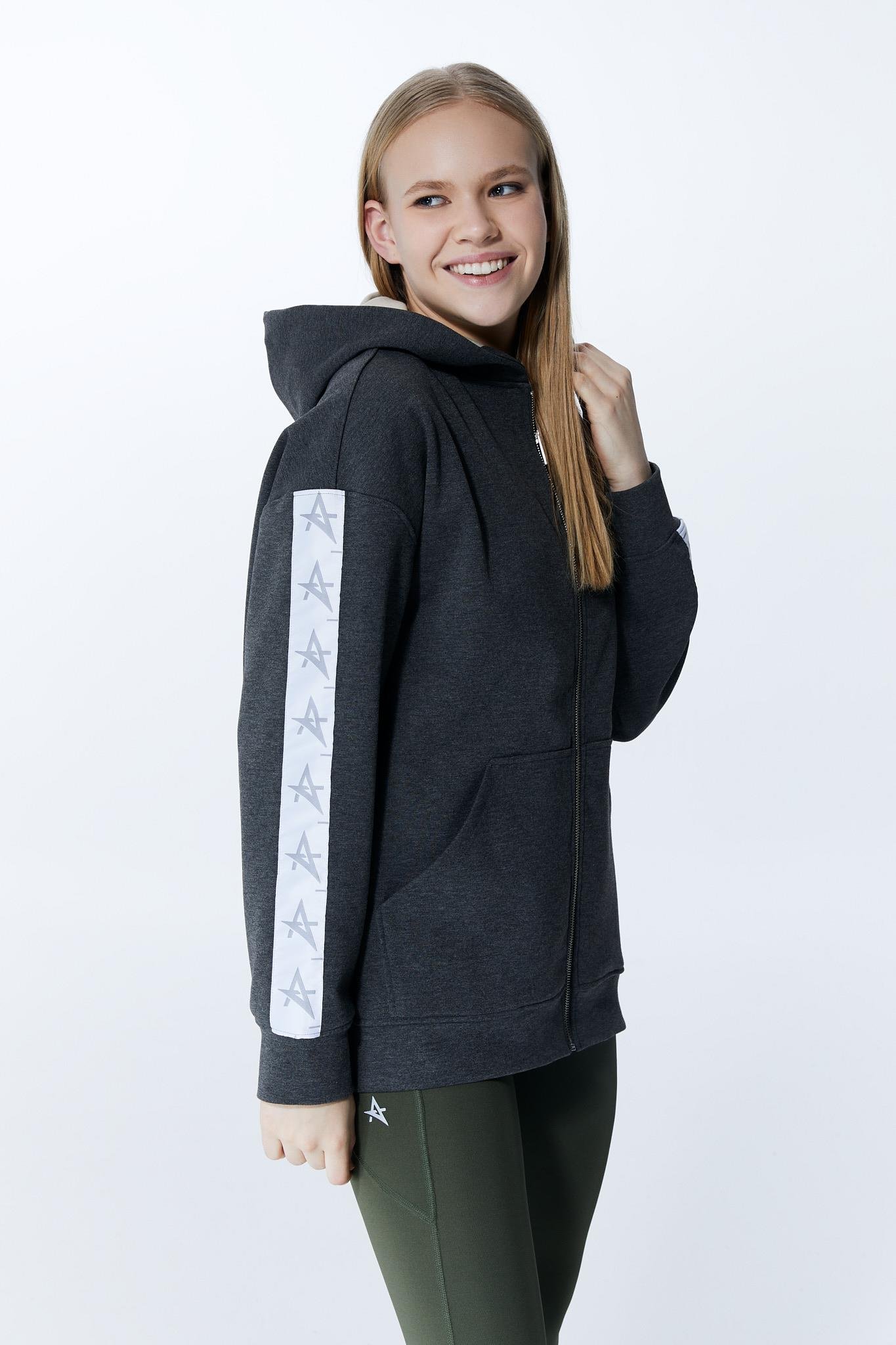 ED 2344-03 Relax Oversize Ceket Anrasit Gri