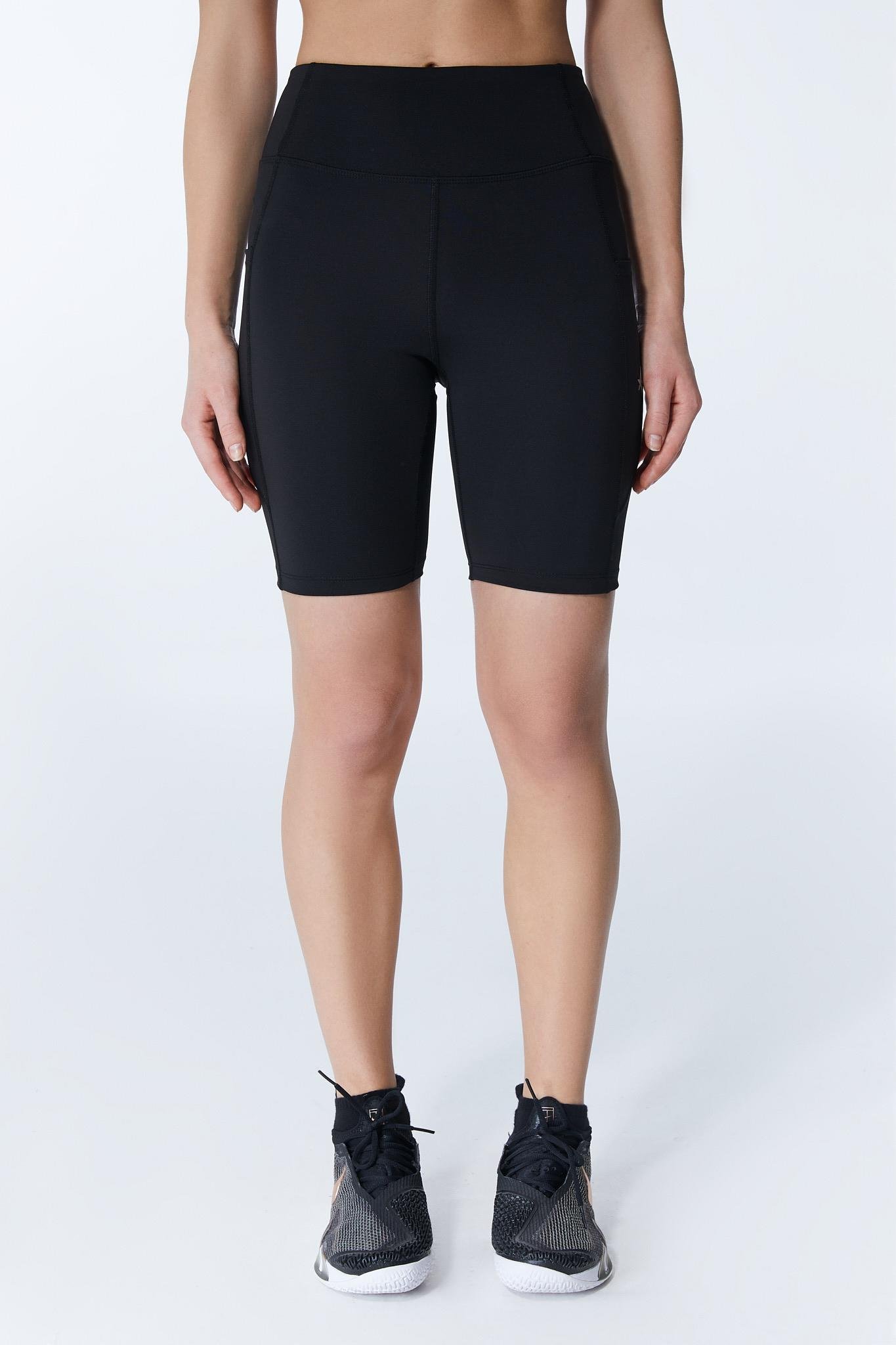 ED 2350-01 Biker Cepli Sporcu Tayt Siyah