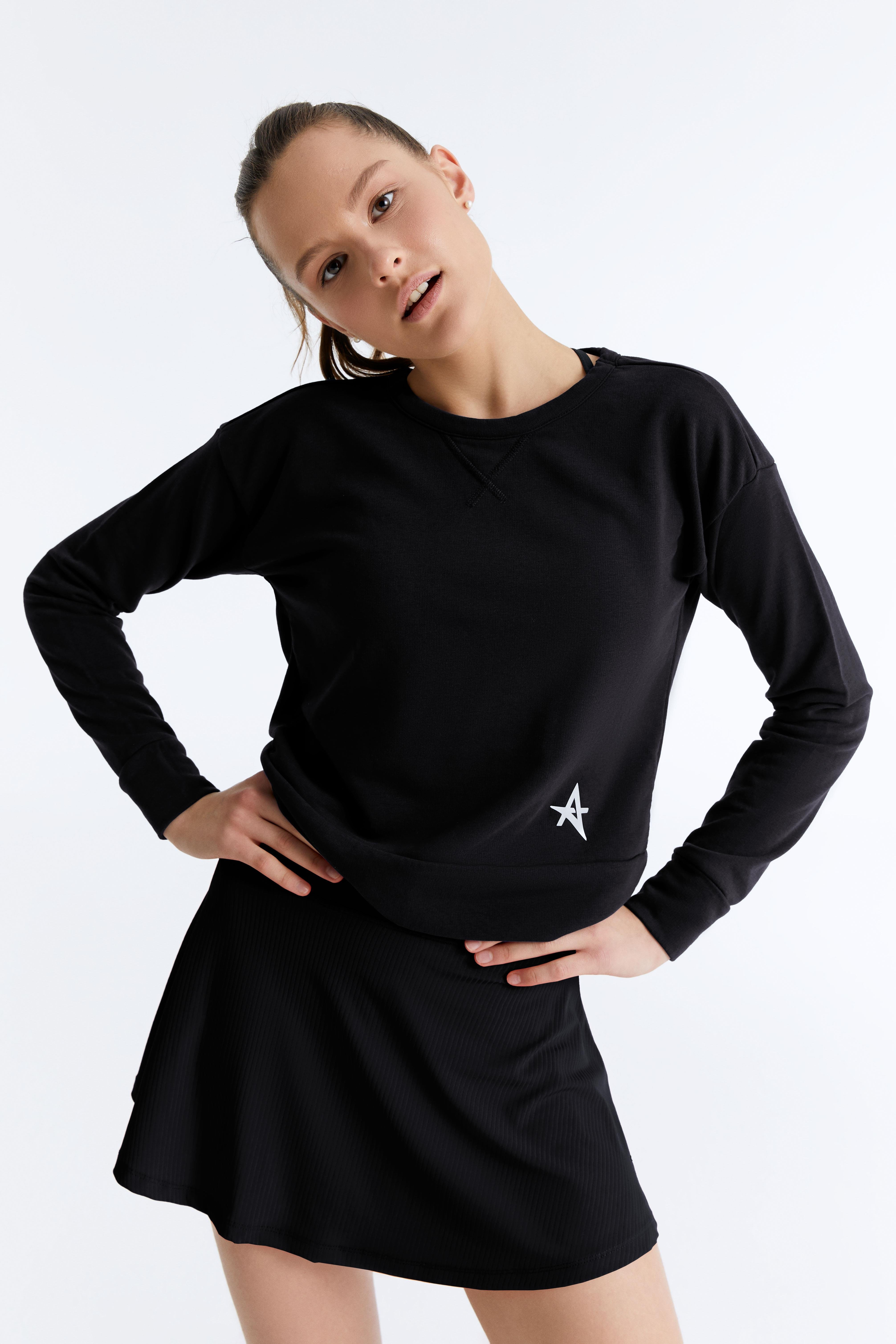 ED 2365-02 Yoga Sweat Etek - SİYAH