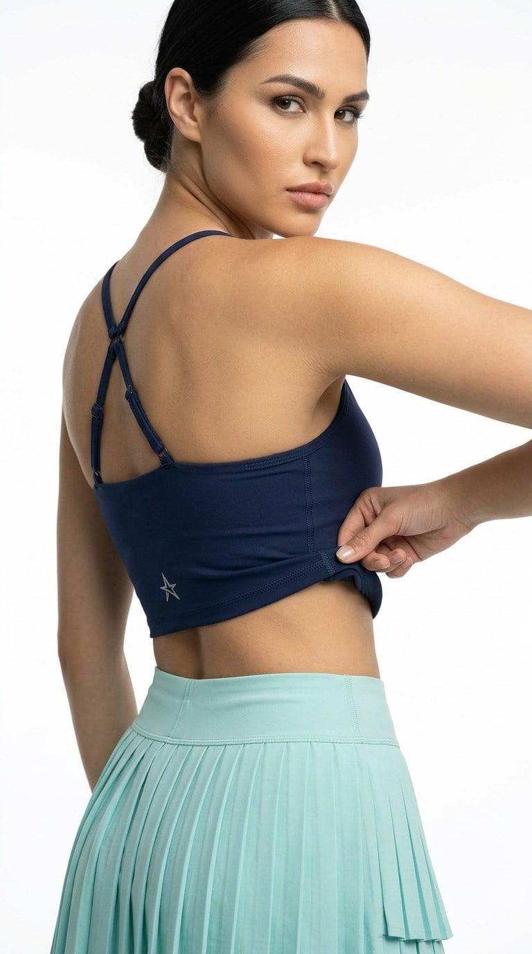 ED 2419 Lima İnce Askılı Bralet Lacivert