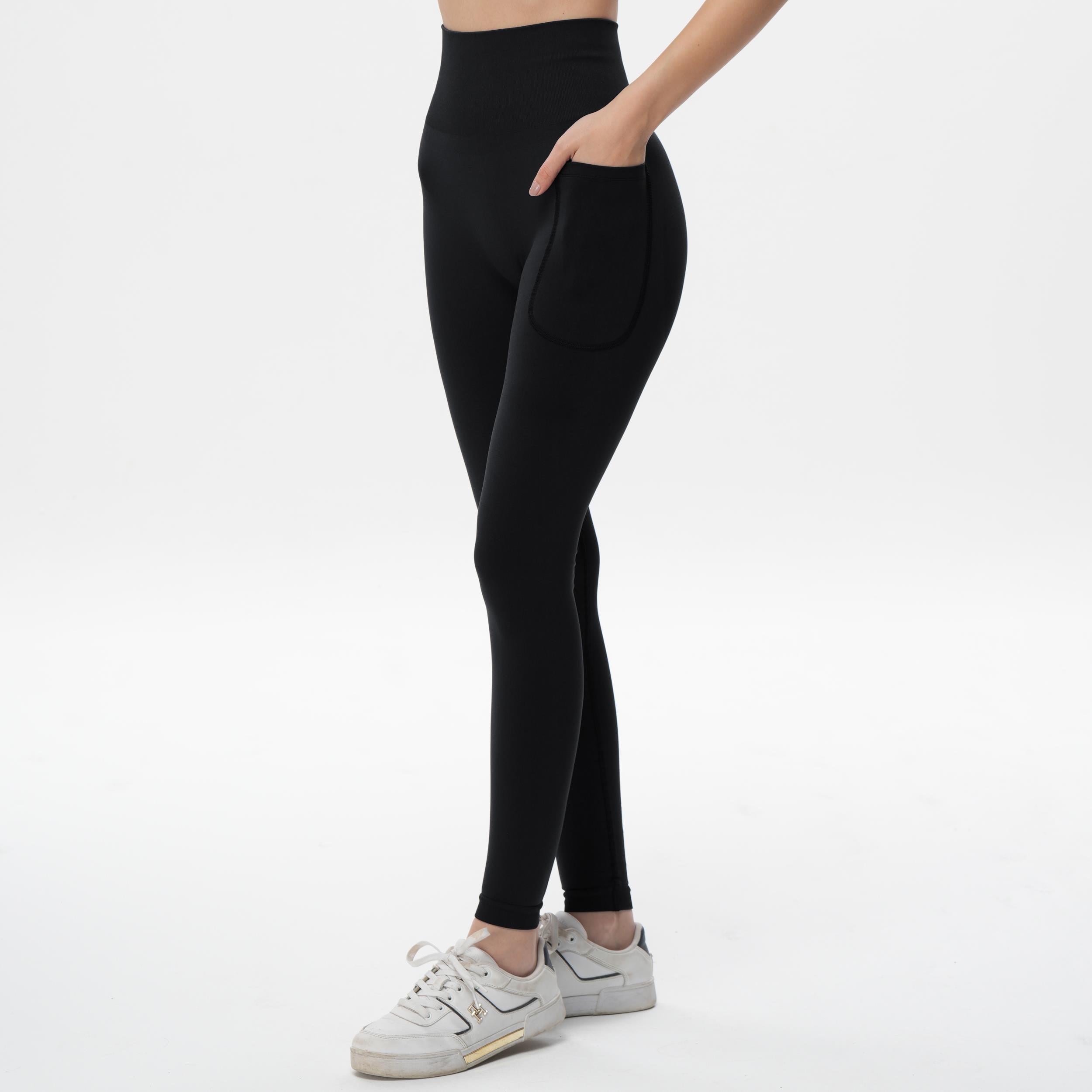ED 2424-01 Iconic Scrunch Dry-Touch Uzun Tayt Siyah